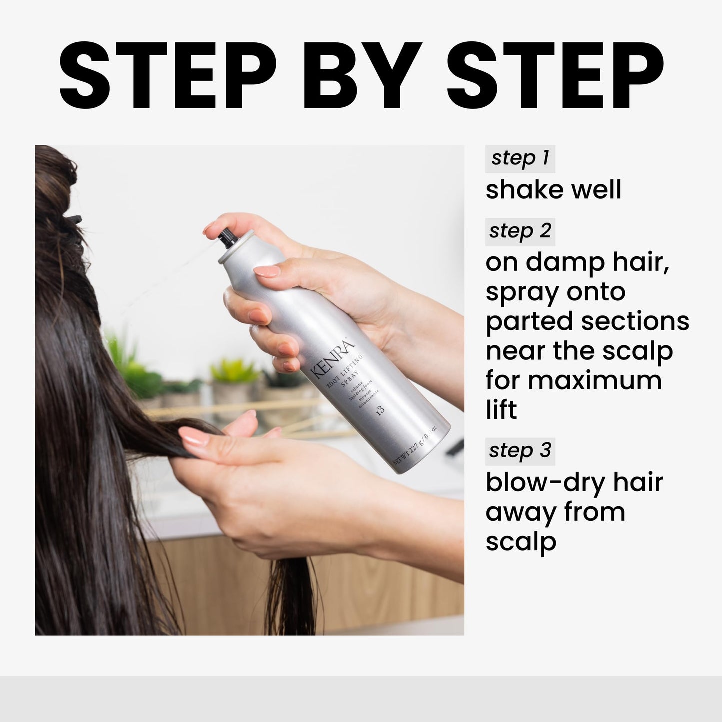 Kenra Professional Root Lifting Spray 13 | Volumizing Foam | All Hair Types | 8 oz