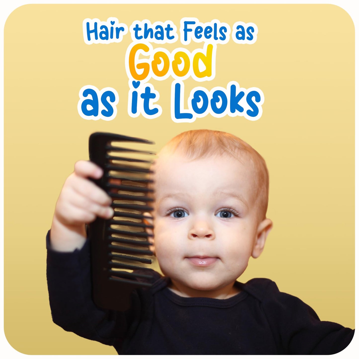 Ricitos de Oro Chamomile Hair Gel for Babies & Kids, Alcohol-Free, Non-Greasy, Hypoallergenic, Tear-Free, Gentle Daily Use, 4.05 Oz, 3-Pack