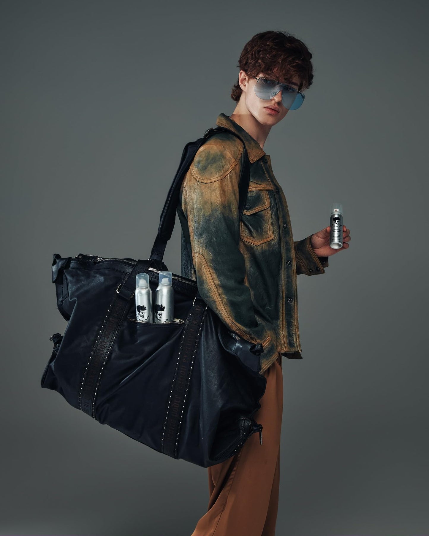 Avenue Man Sculpting Foam for Men - Travel Size (1.69 oz) - Firm Hold Volumizing Hair Mousse with Herbal Extracts Styling Products - Alcohol Free