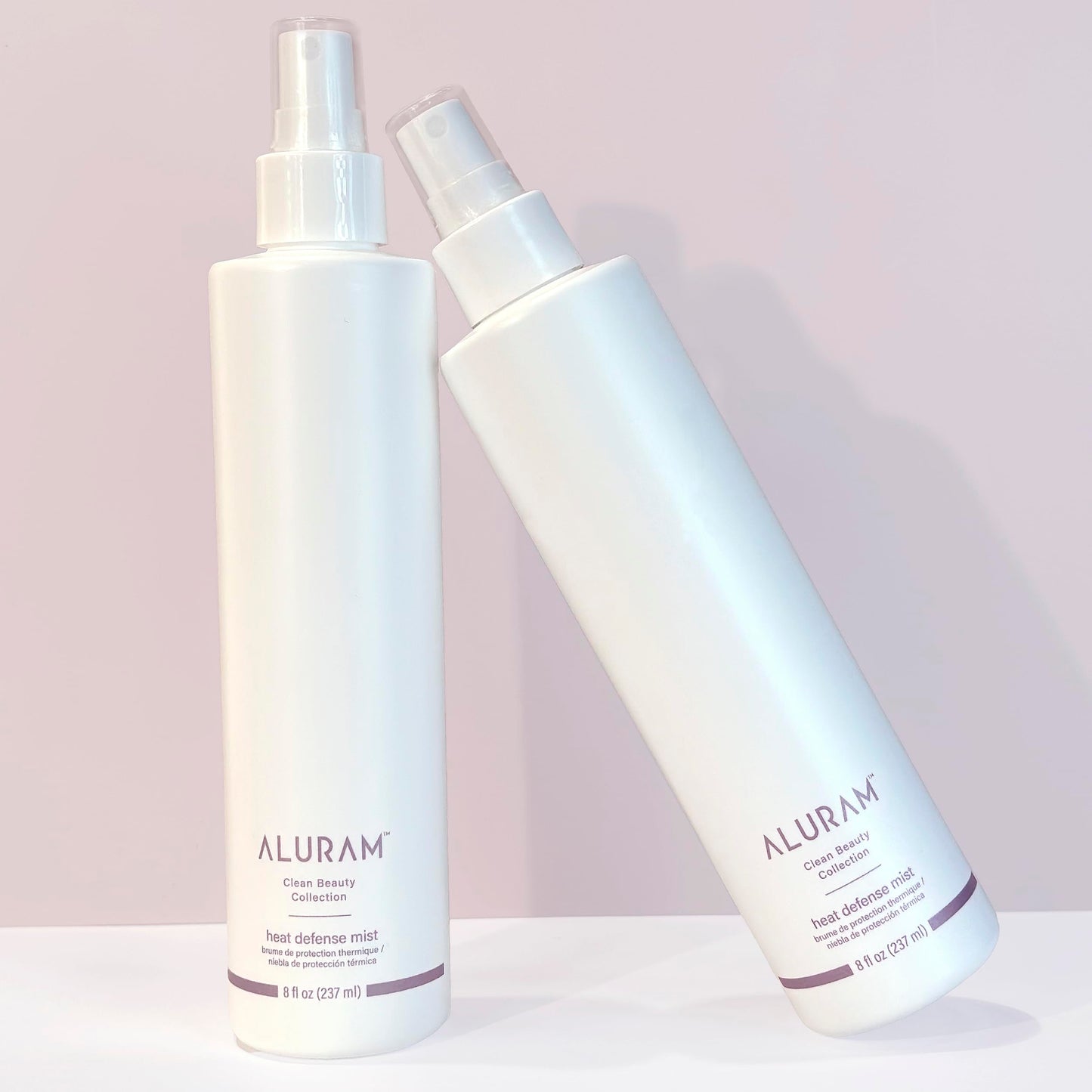 ALURAM Heat Defense Mist, Lightweight Nourishing & Detangling Thermal Protectant Spray For All Hair Types, 8 Fl Oz