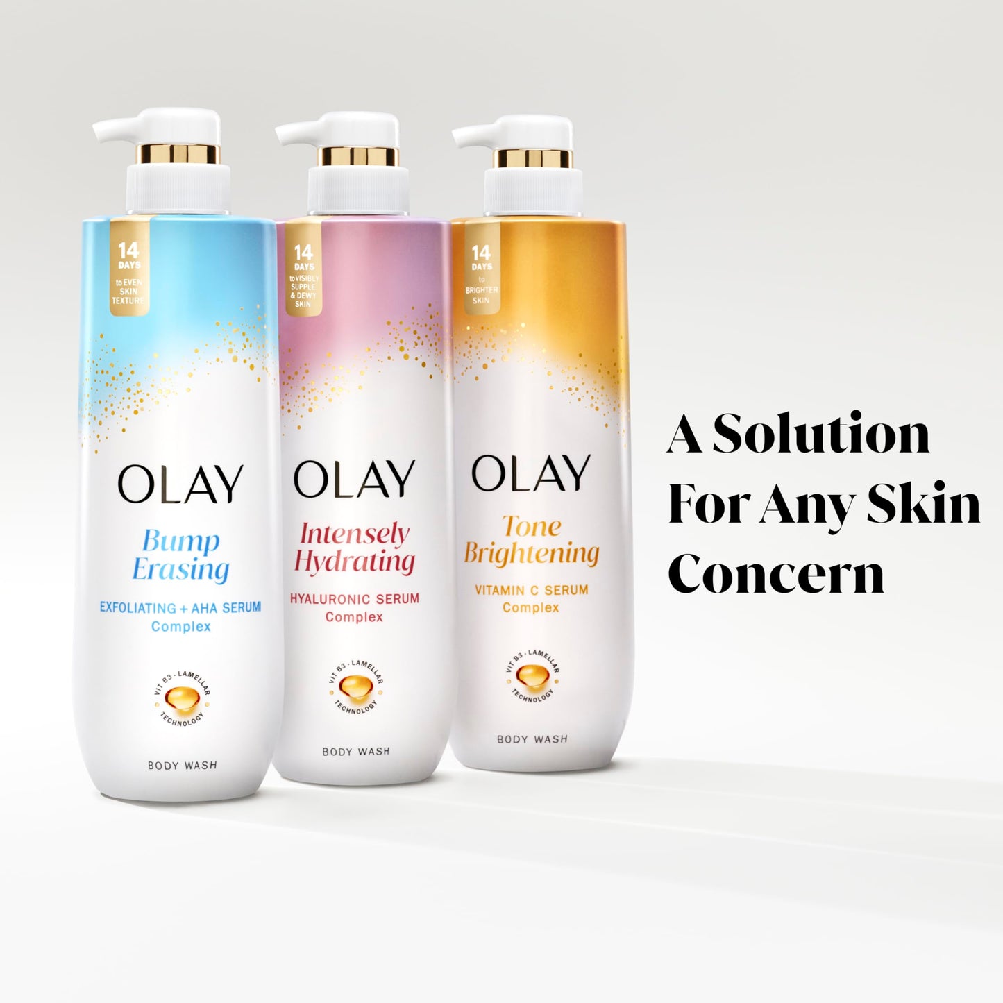 Olay Body Wash for Women with Hyaluronic Acid & Vitamin B3, Deeply Hydrating, Paraben & Phthalate Free, All Skin Types, 26 fl oz
