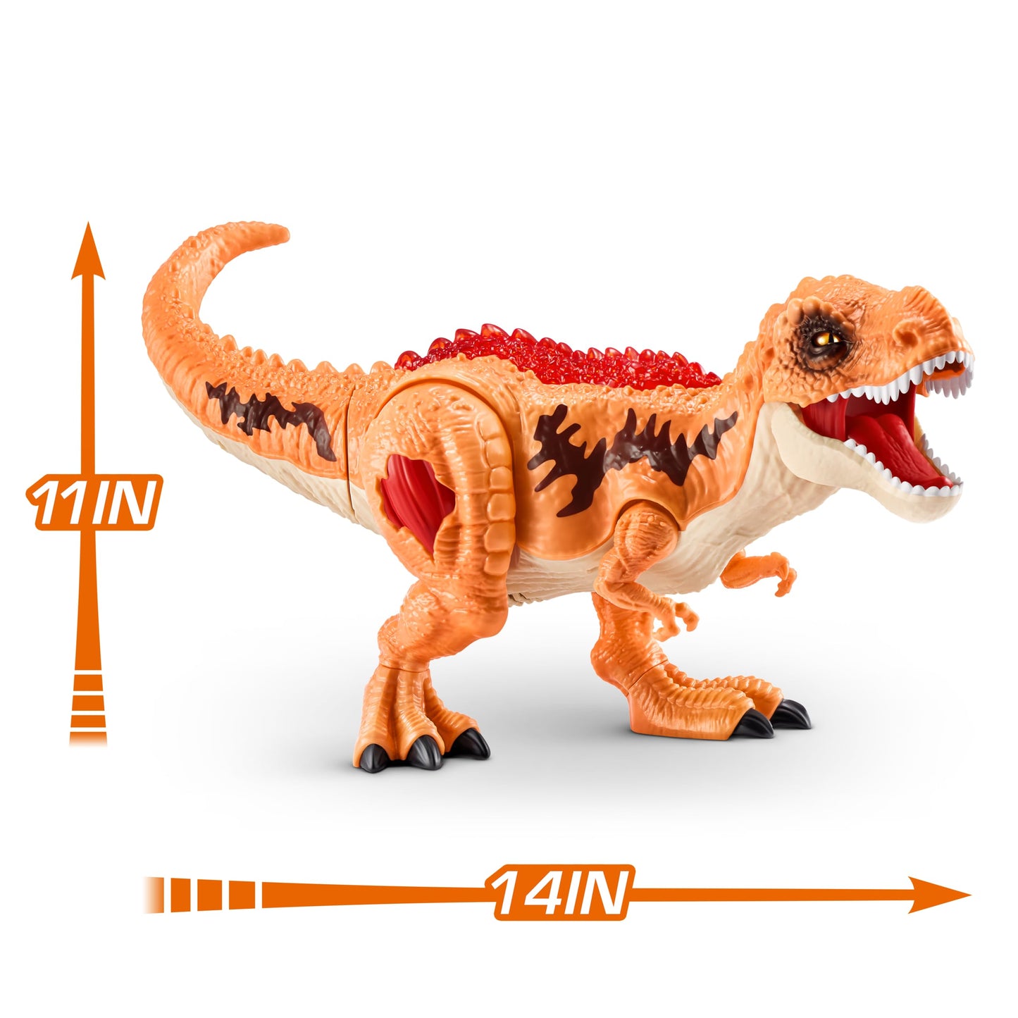 Robo Alive Dino Escape, Robotic Light Up, Vehicles with Firing Weapons, Storable, Giftable, Ages 3+ by ZURU