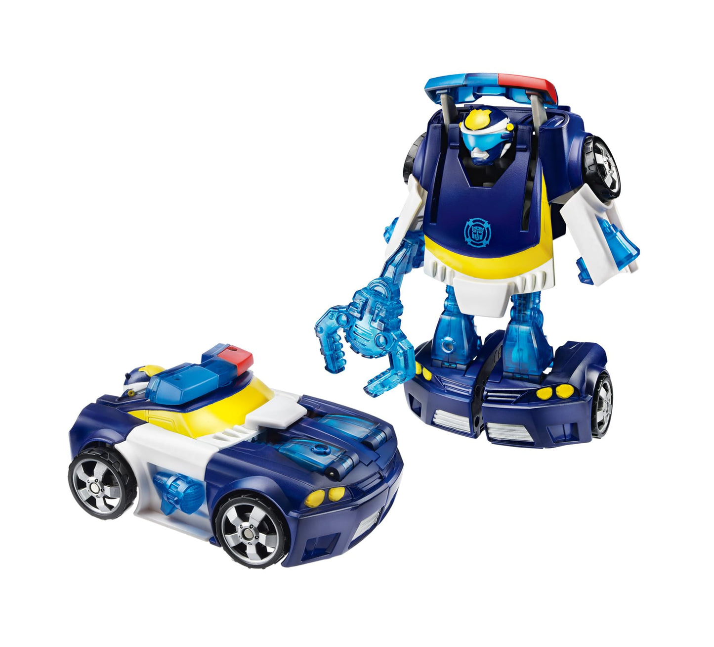 Transformers Playskool Heroes Rescue Bots Energize Chase The Police-Bot Action Figure, Ages 3-7 (Amazon Exclusive)