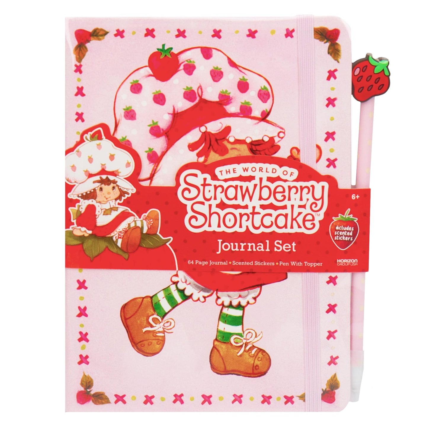 Strawberry Shortcake Journal Set for Girls – Includes Pen, Scented Stickers & Stationery Kit | Birthday Gift for 8-Year-Olds