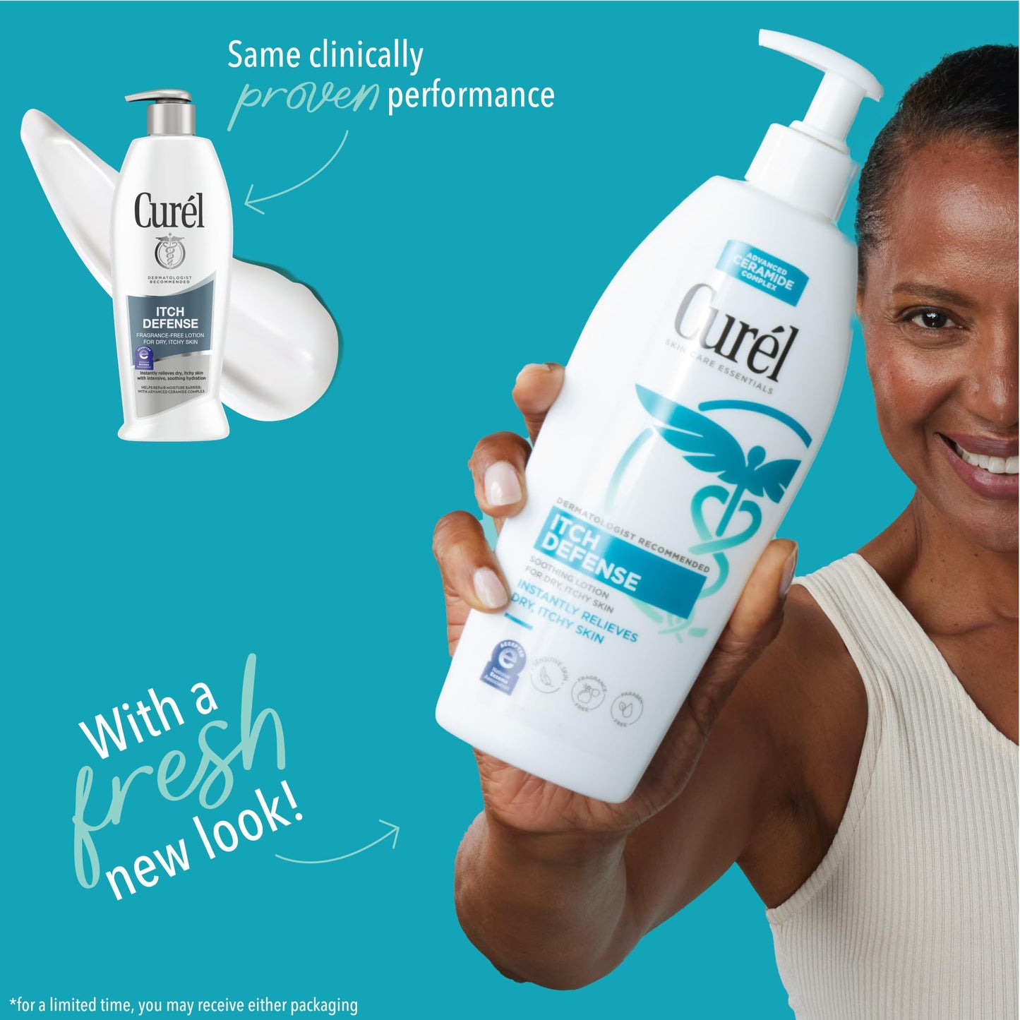 Curel Itch Defense Calming Body Lotion – Moisturizer for Dry, Itchy Skin with Ceramide Complex, Pro-Vitamin B5 & Shea Butter, 20 oz