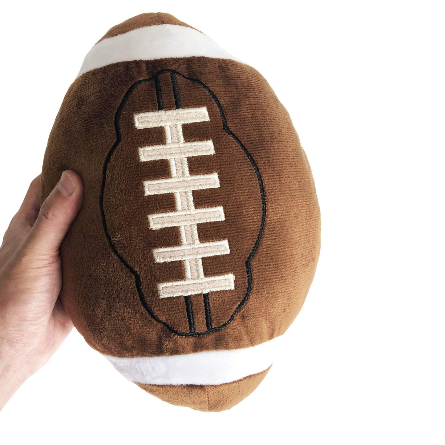 CHORONMO Football Plush Pillow – Soft, Fluffy & Durable Stuffed Throw Pillow, Sports Ball Room Decor & Kids Birthday Gift, 11 Inches
