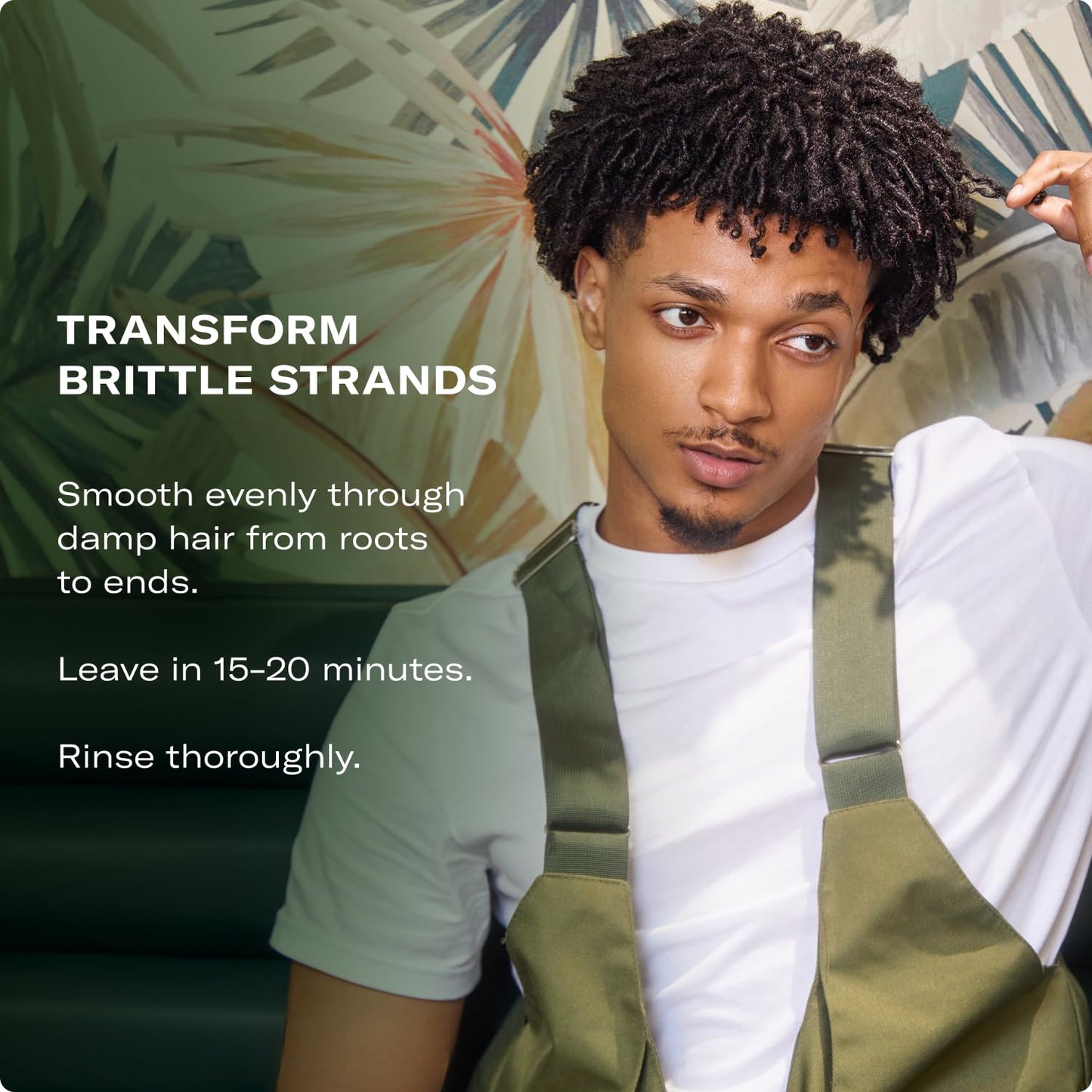 Mielle Organics Rosemary Mint Strengthening Hair Mask – Deep Conditioner with Biotin, Honey & Coconut Oil for Damaged, Dry Hair, 12 Oz