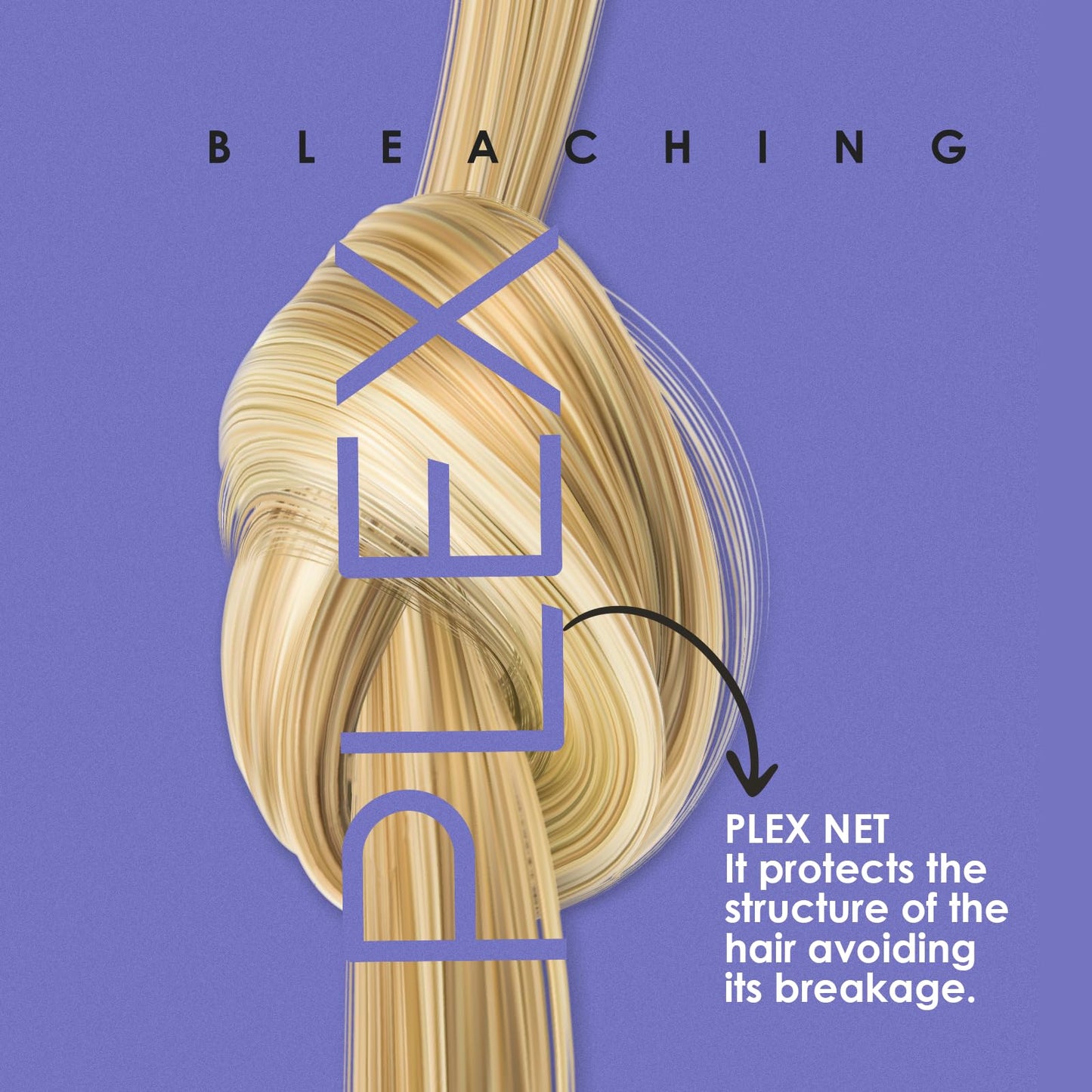 Hellawell Professionals BLONDISH PLEX+9 Hair Bleaching Powder | Professional Plex Lightener for Highlights | Lifts Up to 9+ Tones | 17.6 oz