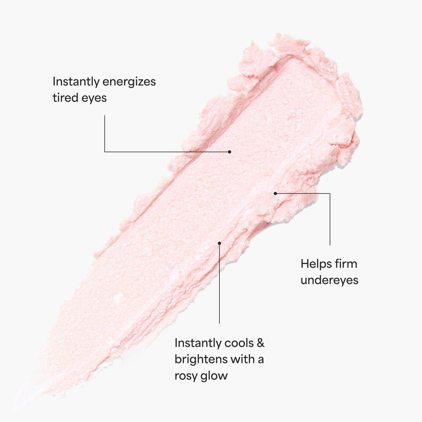 TULA Skin Care Spresso Energizing Eye Balm, Rose Glow – Hydrating Caffeine Treatment for Dark Circles, Portable 0.35 oz