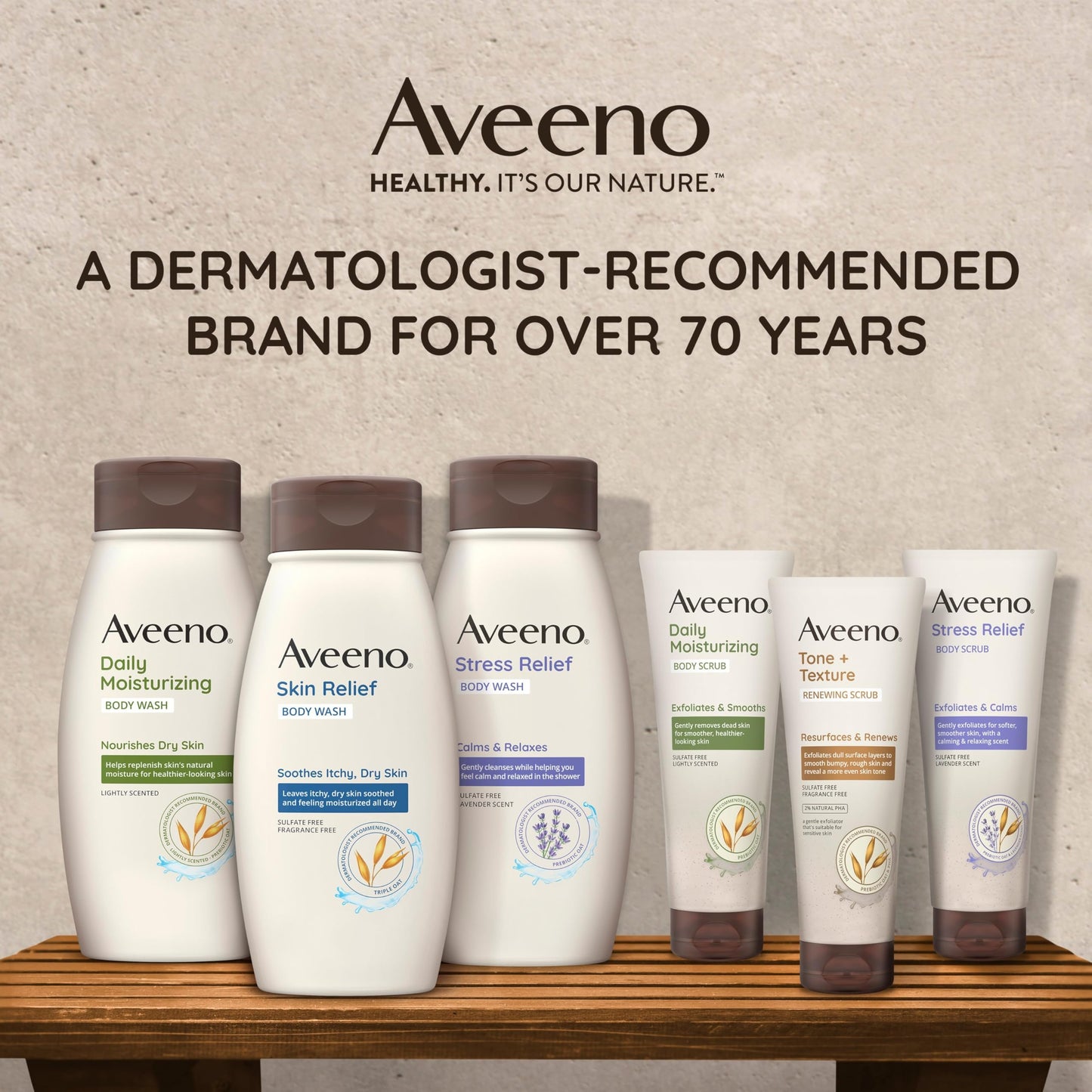 Aveeno Daily Moisturizing Body Wash & Shaving Gel – Gentle, Clean-Rinsing for Softer, Smoother Skin, Lightly Scented, 18 fl oz, 2-Pack