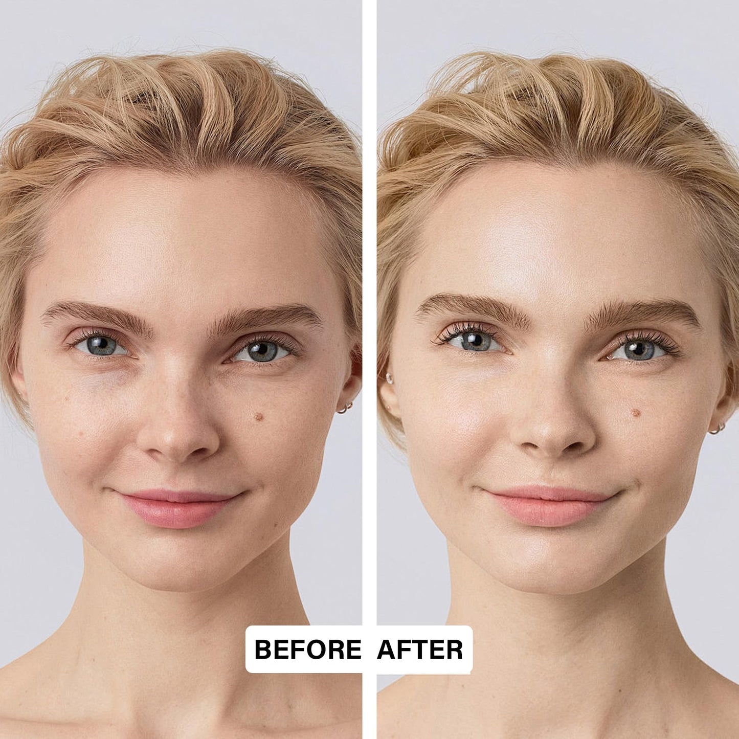 2PCS Mushroom Head Air Cushion CC Cream Set – Moisturizing, Oil-Control, Full-Coverage BB Cream with Brush & Sponge for All Skin Types