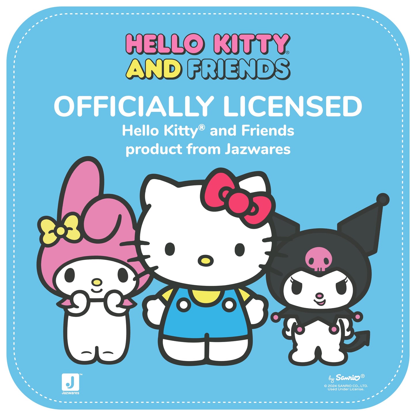 Jazwares Hello Kitty and Friends - 12-inch Plush Bouquet - 9 Plush Included - Officially Licensed Sanrio Product from