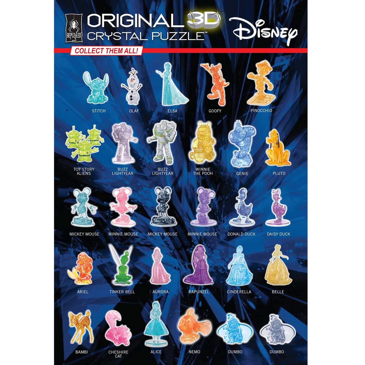 BePuzzled | Peanuts Snoopy Heart Original 3D Crystal Puzzle, Ages 12 and Up