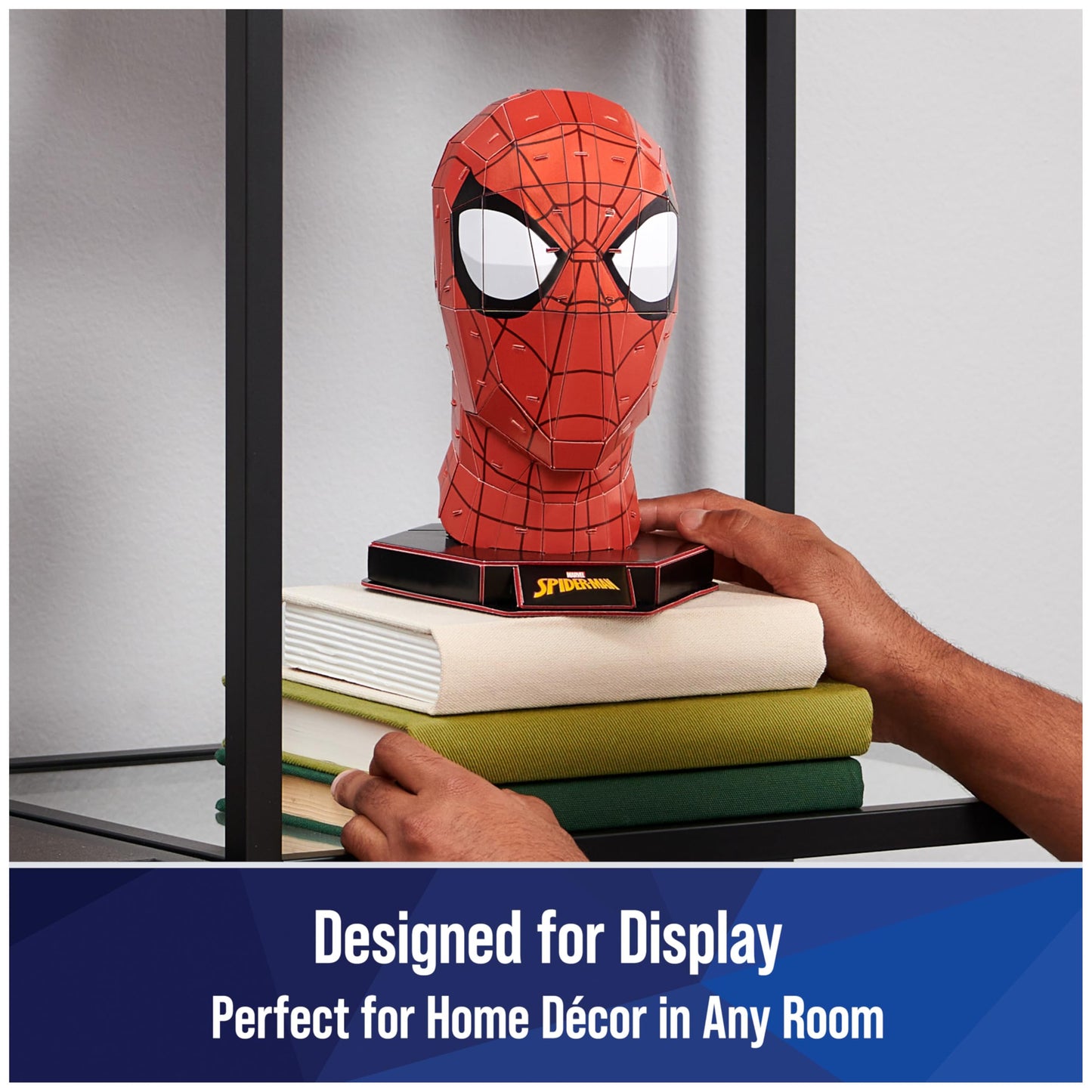 4D Build, Marvel Spider-Man 3D Puzzle Model Kit with Stand 82 Pcs | Spider-Man Desk Decor | Building Toys | 3D Puzzles for Adults & Teens 12+