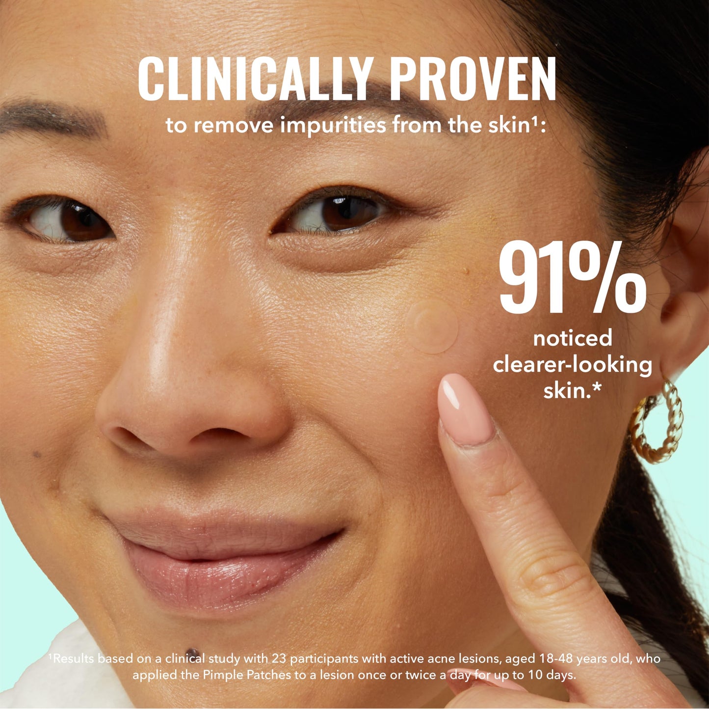 Good Molecules Pimple Patches 60-Pack – Ultra-Thin Hydrocolloid Acne Spot Treatment for Breakouts, Blackheads & Blemishes, Face Skincare