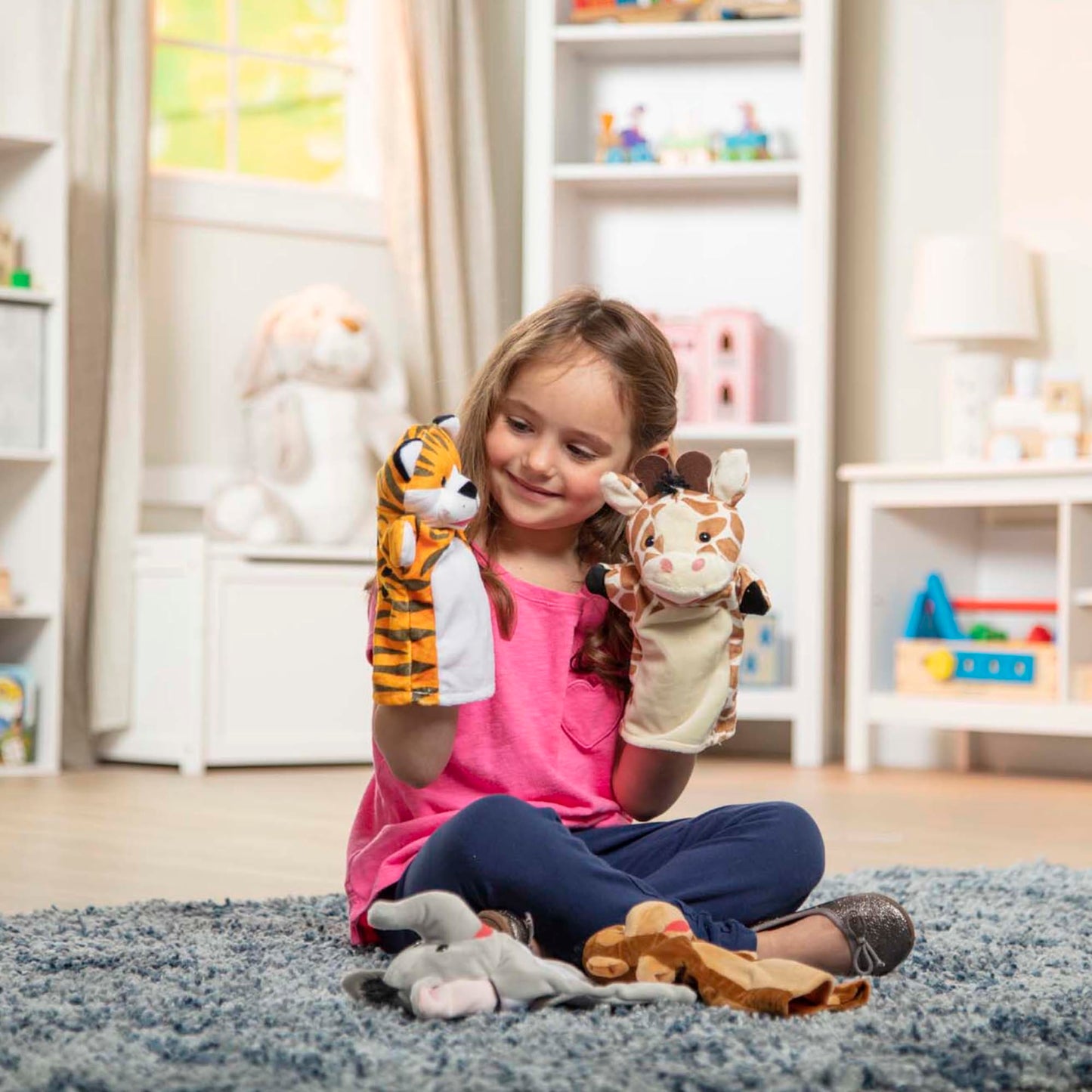 Melissa & Doug Zoo Friends Hand Puppets (FFP)