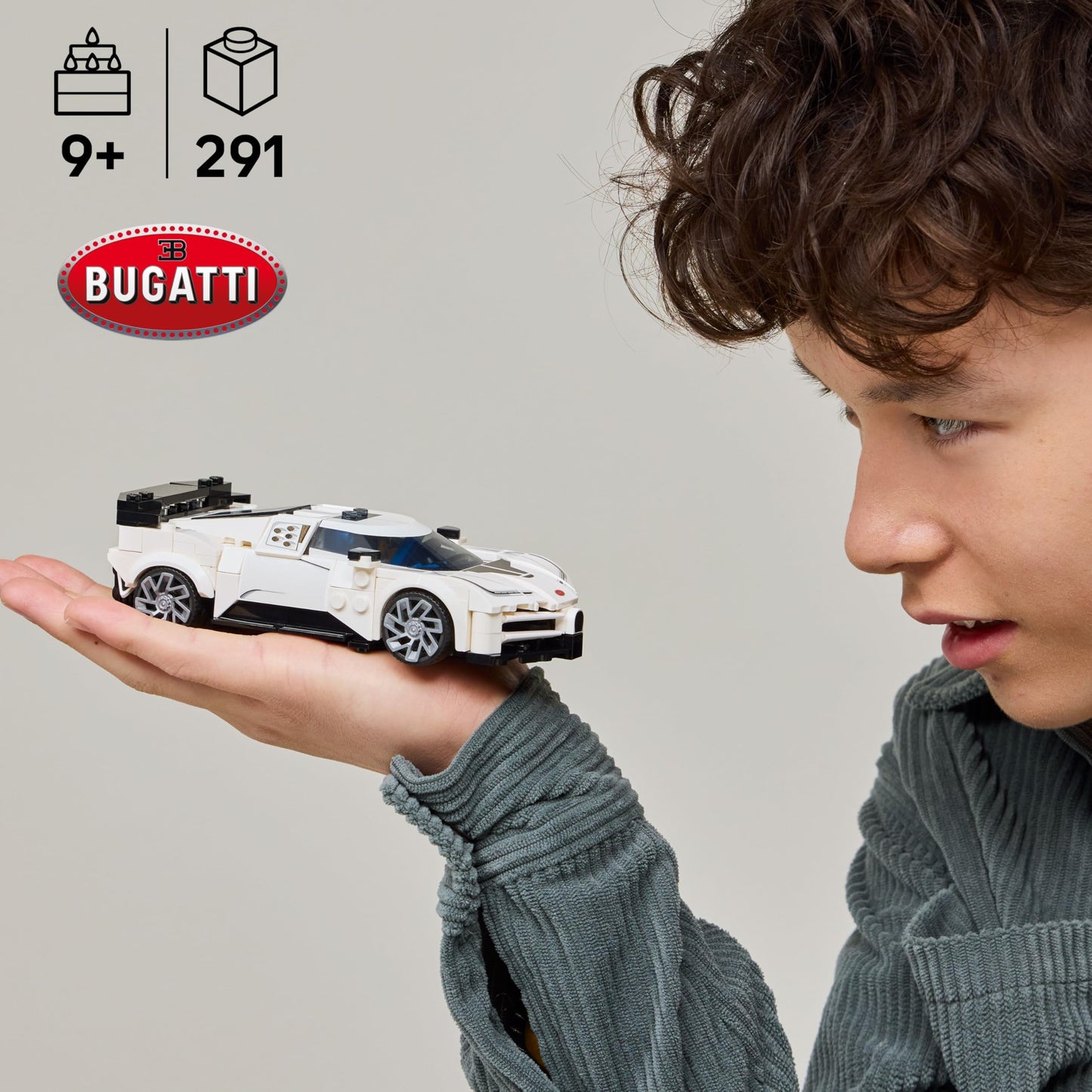 LEGO Speed Champions Bugatti Centodieci Toy Car Kit for Kids 9+ – Buildable Italian Hypercar for Racing Fans, Birthday Gift, 77240