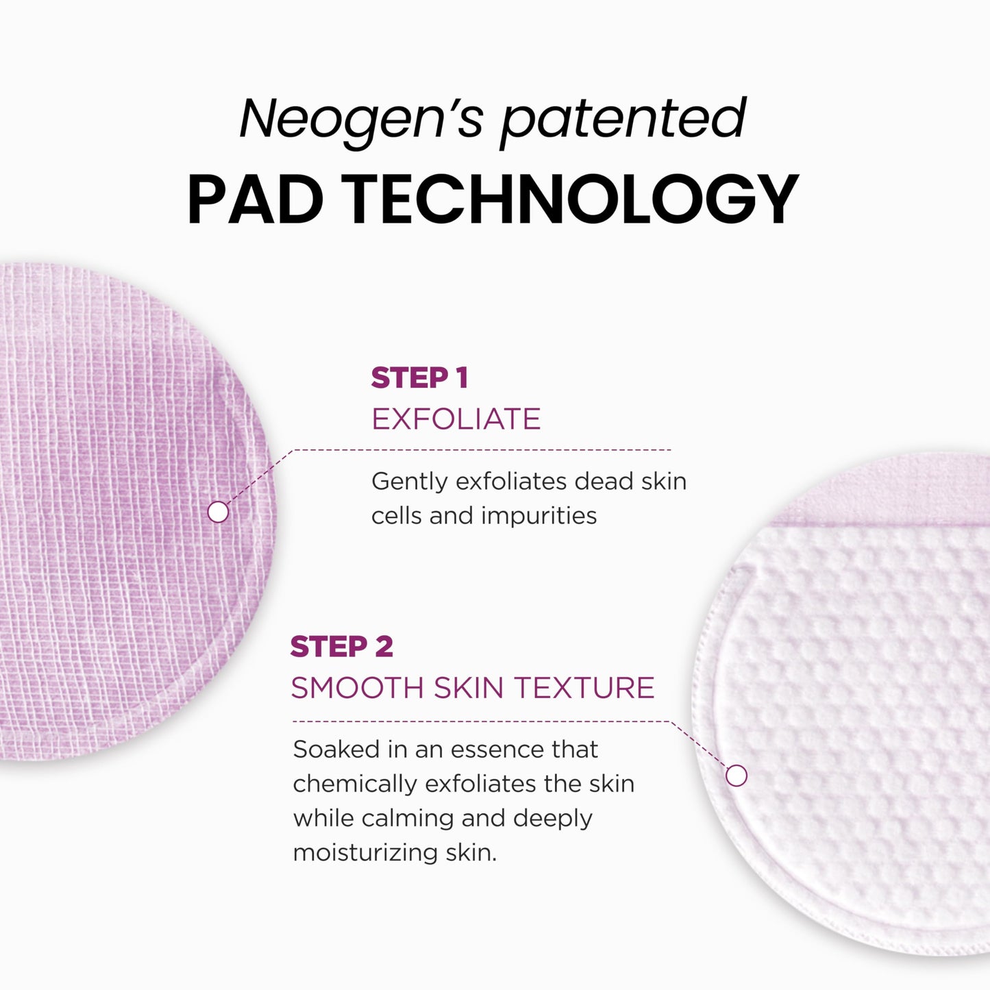 DERMALOGY by NEOGENLAB Bio-Peel Gauze Pads (Wine, 30ct) – Exfoliating & Firming with PHA, Red Wine, Resveratrol & Hyaluronic Acid