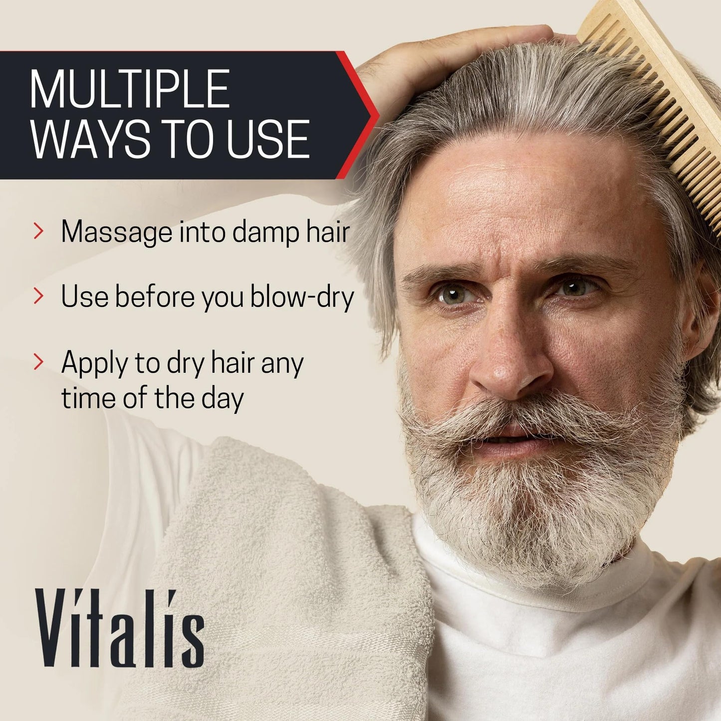 Vitalis Hair Tonic Liquid 7 oz (Pack of 10)