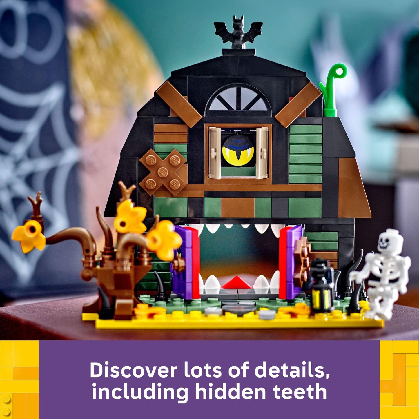 LEGO Halloween Barn 40721 Building Set with Skeleton Minifigure – Pretend Play & Room Decor for Kids 9+, Halloween Gift Idea