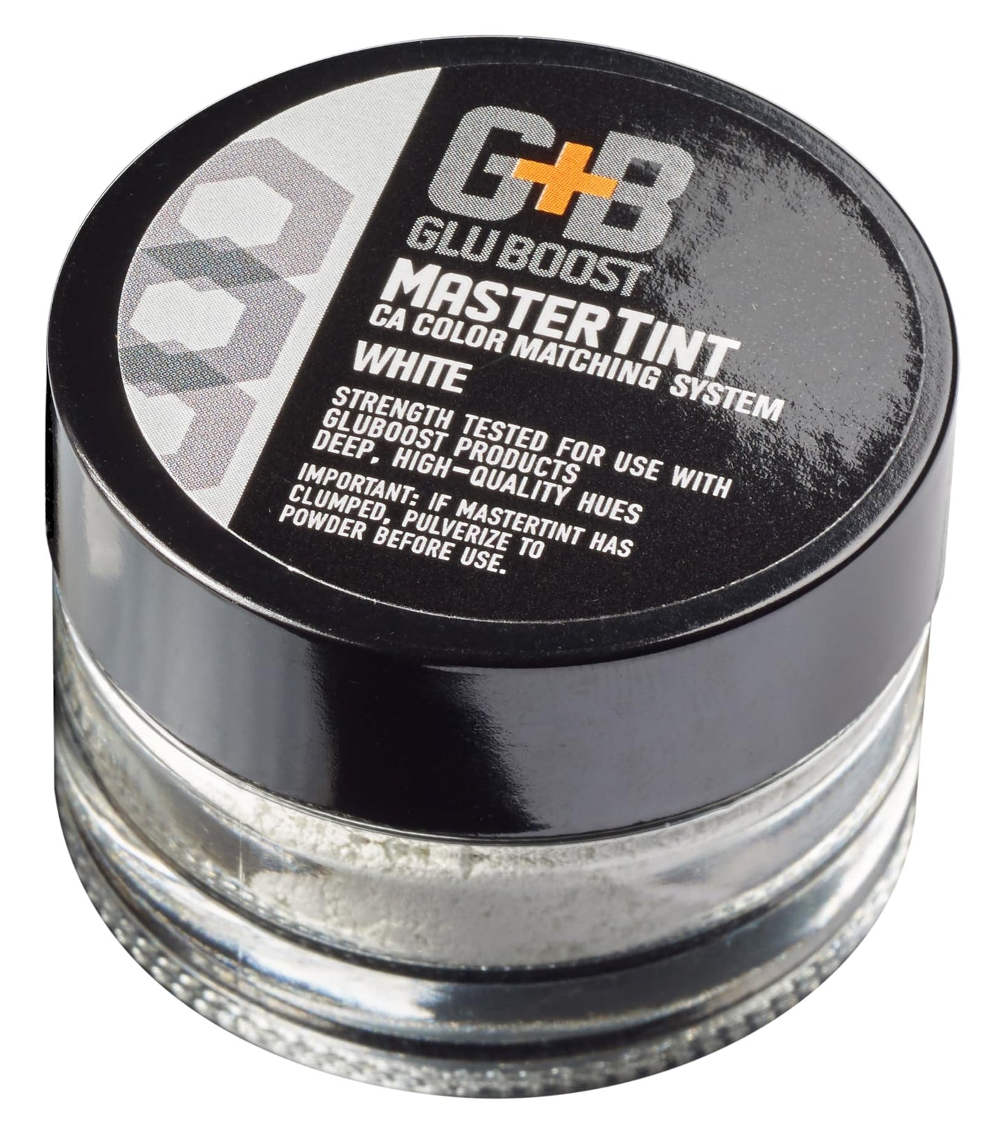 GluBoost MasterTint Jars White – Long-Lasting Color Additive for Perfect Color Matching – Works with MasterGlu & Fill n’ Finish Pro – No Solvent Needed