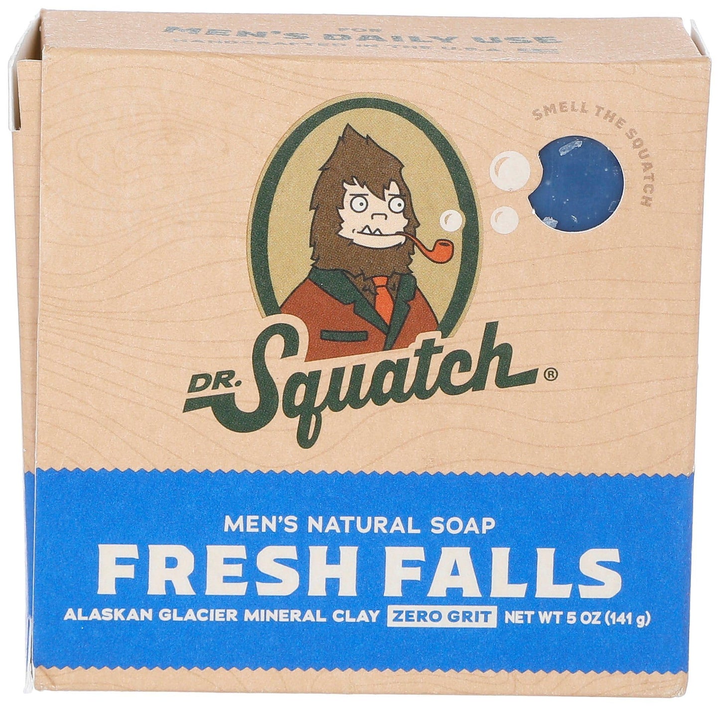 Dr. Squatch All Natural Bar Soap for Men with Zero Grit, Fresh Falls