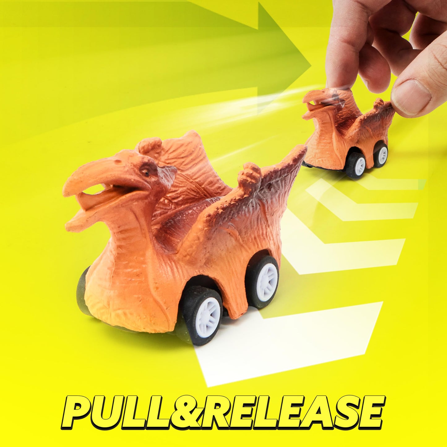 JOYIN 13-in-1 Dinosaur Toy Set for Kids 3-5 – Truck with 12 Pull-Back Cars, Transport Carrier, Birthday & Christmas Gift for Boys