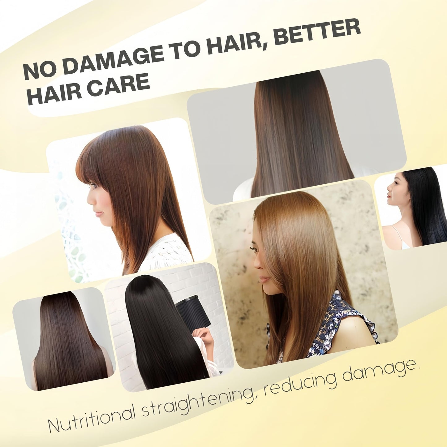 Bremod Hair Straightening Rebonding Cream with Cocoa Butter & Keratin – Professional Treatment for Smooth, Shiny, Healthy Hair, All Types, 2×16.9 Fl Oz