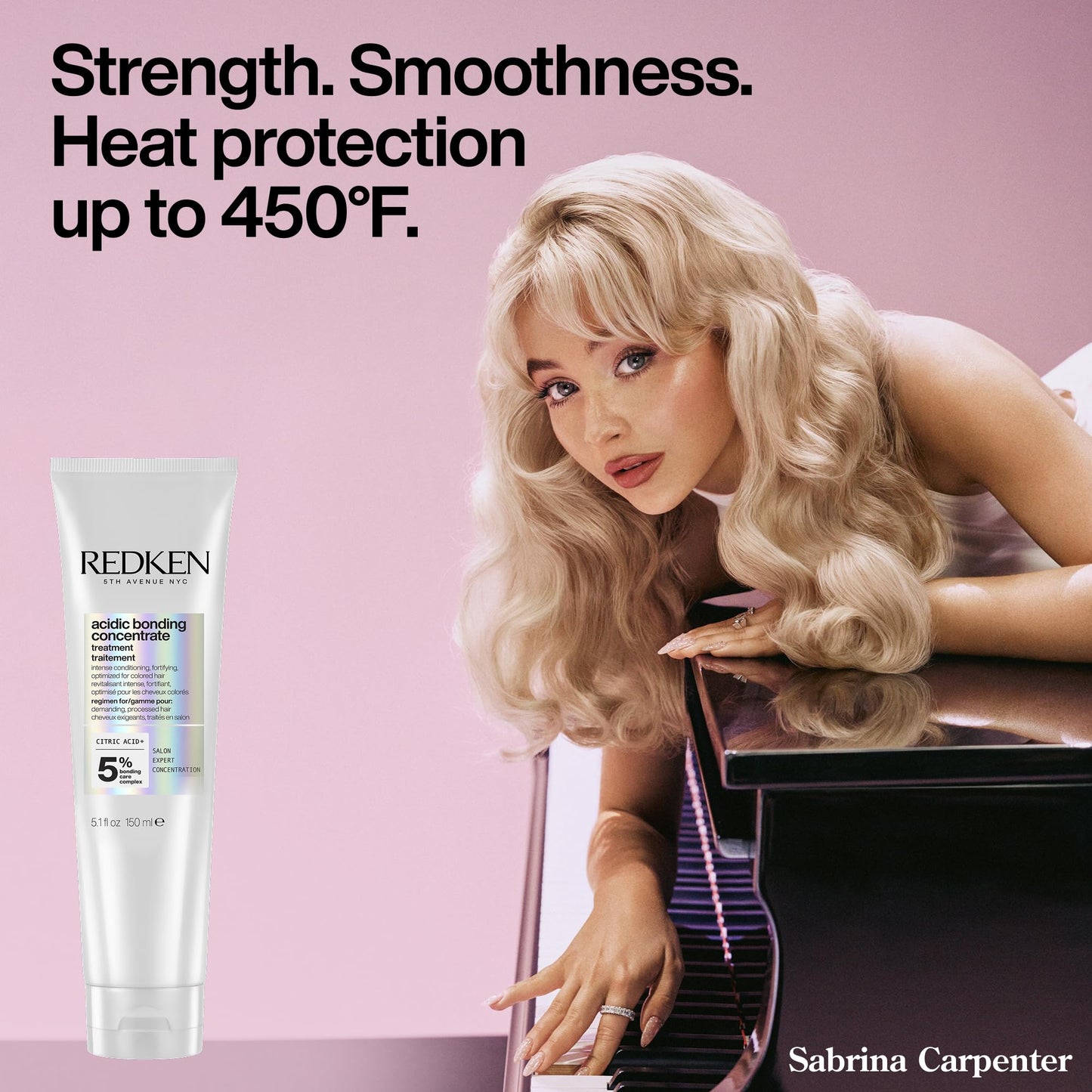 Redken Acidic Bonding Concentrate Leave-In Conditioner – Strengthens, Repairs & Protects Weak/Damaged Hair, Smooths & Heat Defense