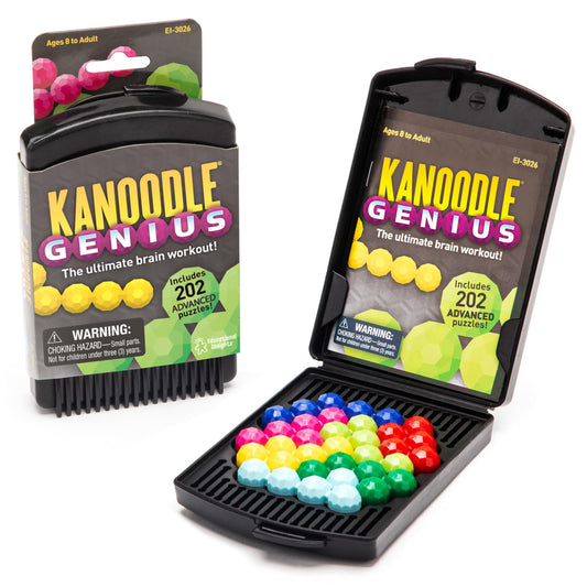 Educational Insights Kanoodle Genius – 3D Puzzle Brain Teaser Game with 200+ Challenges, Fun Gift & Easter Basket Stuffer for Kids Ages 8+