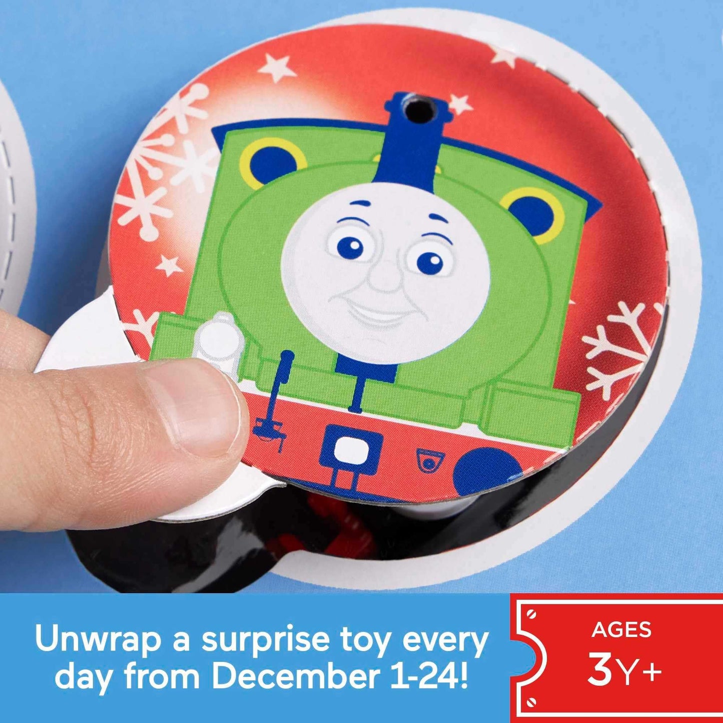 Thomas & Friends MINIS Advent Calendar 2023, Christmas 24 Miniature Toy Trains and Vehicles for Preschool Kids Ages 3+ Years