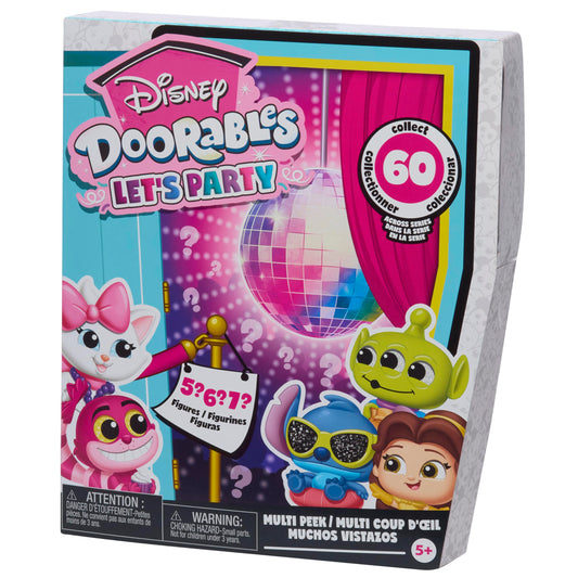 Disney Doorables Let’s Party Multi-Peek Series 14, Collectible 1.5 Inch Toy, Boys and Girls Toy Ages 5 and Up
