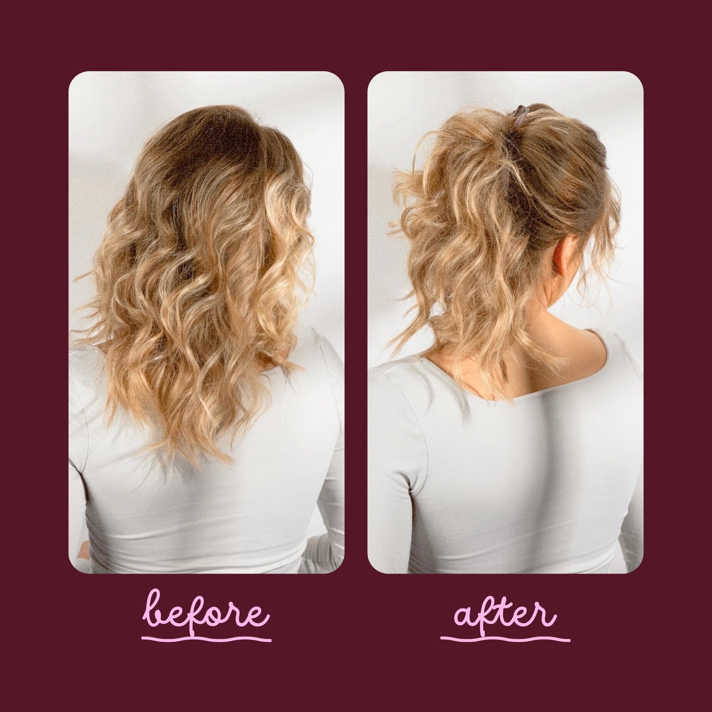 Cobana Banana Clip Hair Clips - Volumizing Hair Claw Clips & Hair Styling Accessories for Thick & Thin Hair - Large 6'' Set of 2 (Black and Brown)