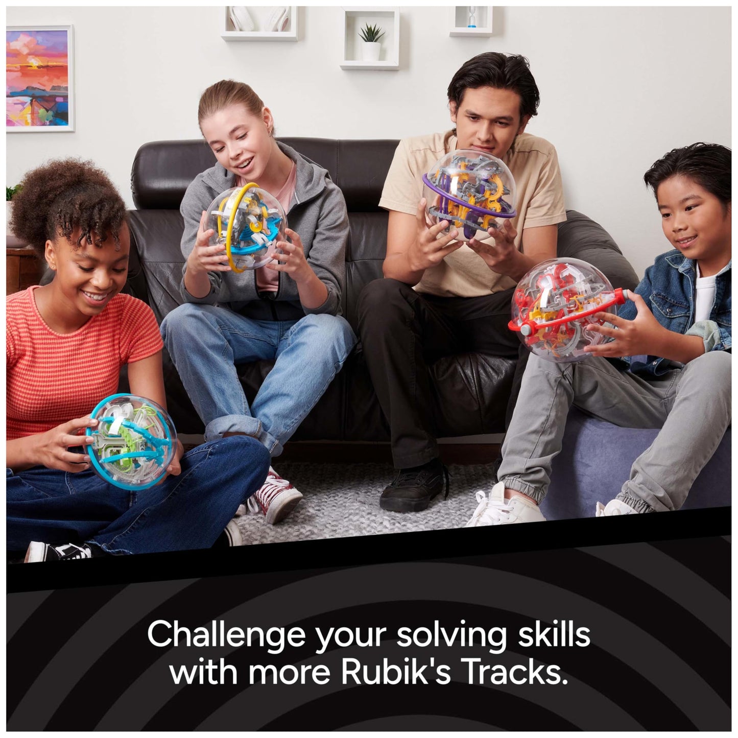 Perplexus Rebel 3D Maze Game Brain Teaser Gravity Puzzle Ball | Cool Stuff Adult Toy | Anxiety Relief Items | Sensory Toys for Adults & Kids Ages 8+