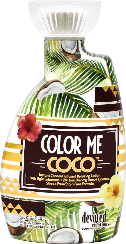 Devoted Creations Color Me Coco Bronzer Tanning Lotion 13.5 oz