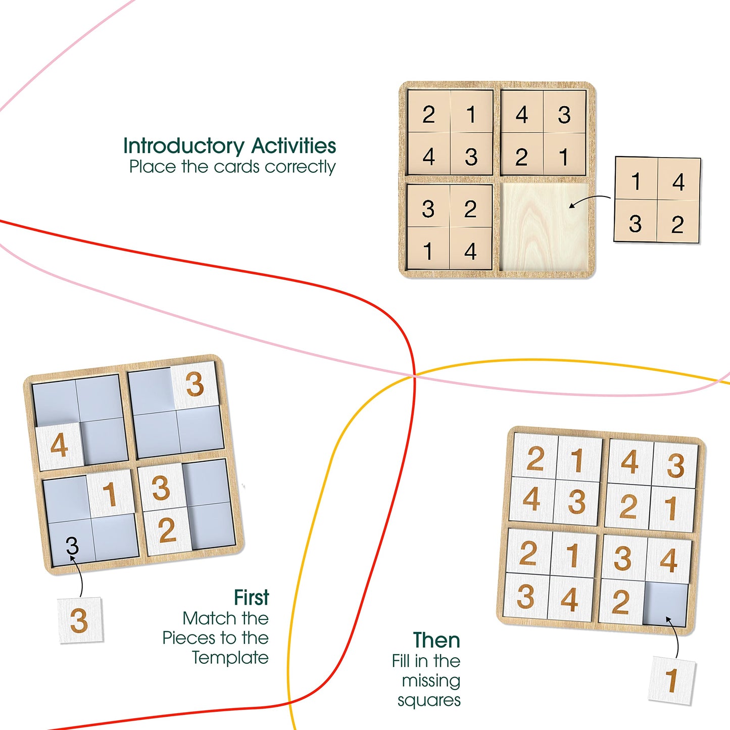 Keeping Busy Wooden Sudoku Game with Templates | Dementia Activities for Seniors | Dementia Products for Elderly | Alzheimers Products for Elderly Gifts Memory Games for Seniors Alzheimers Activities