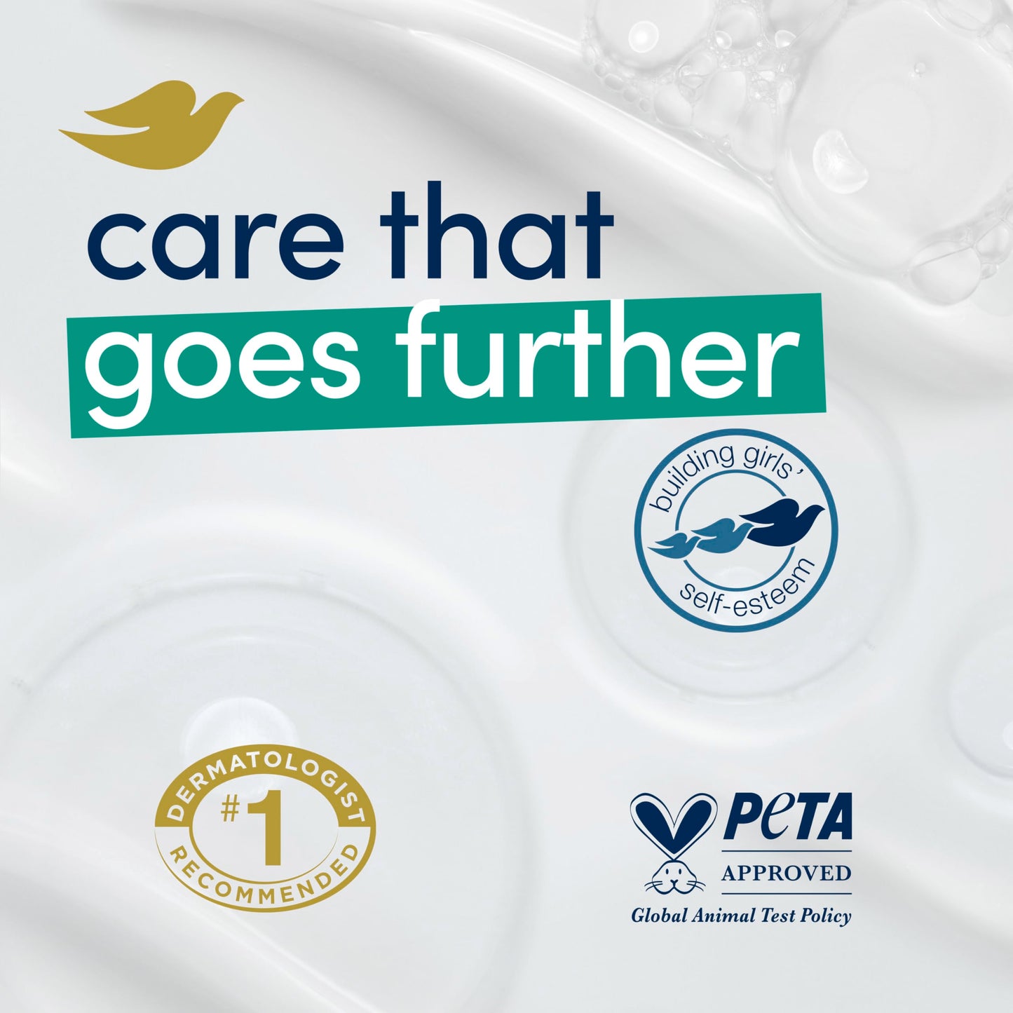 Dove Beauty Bar Soap Antibacterial Care 6 Count For Clean, Moisturized Skin, Removes Bacteria 3.75 oz