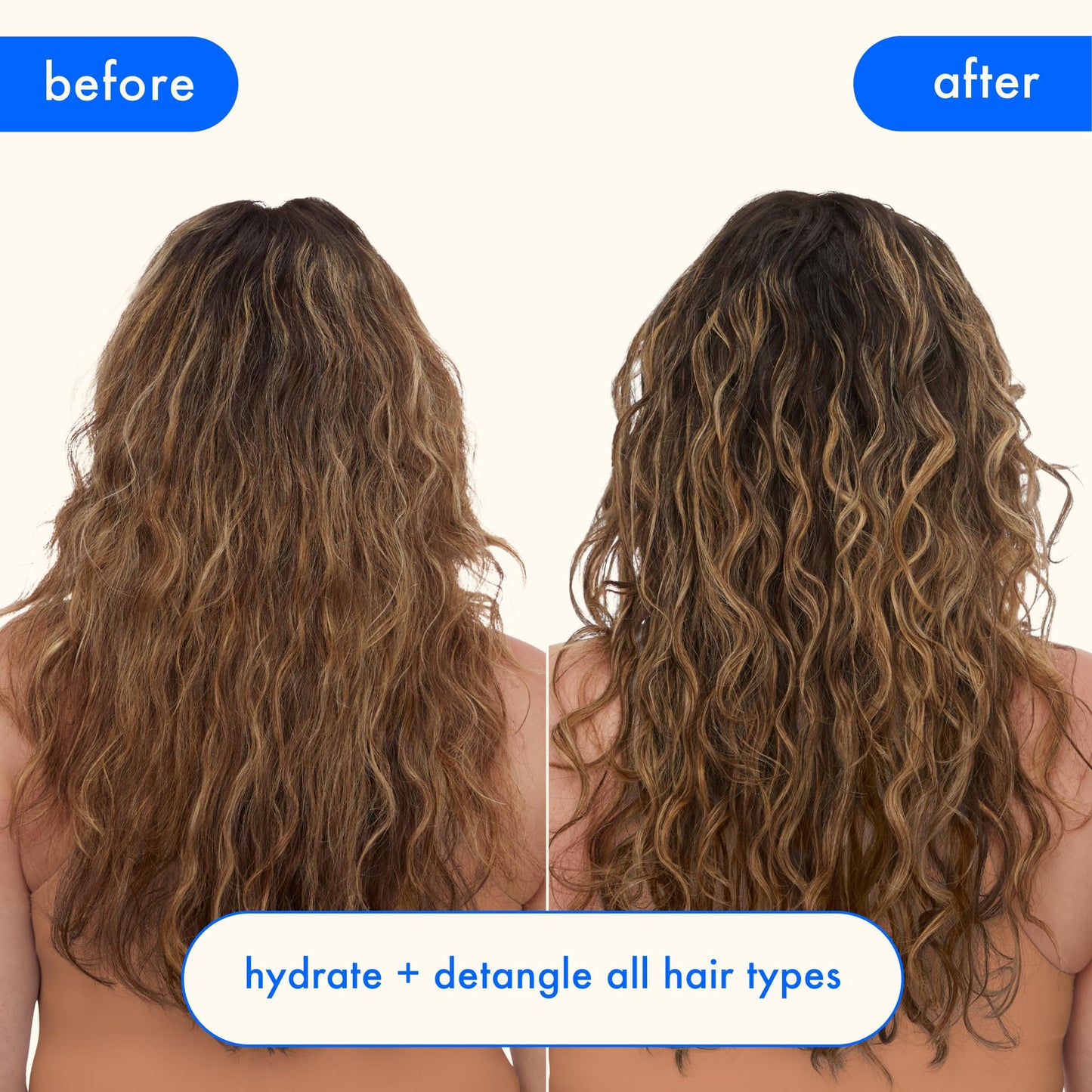 amika Hydro Rush Intense Moisture Leave-In Conditioner with Hyaluronic Acid | for all hair types, long-lasting hydration, detangles and reduces frizz, 200ml
