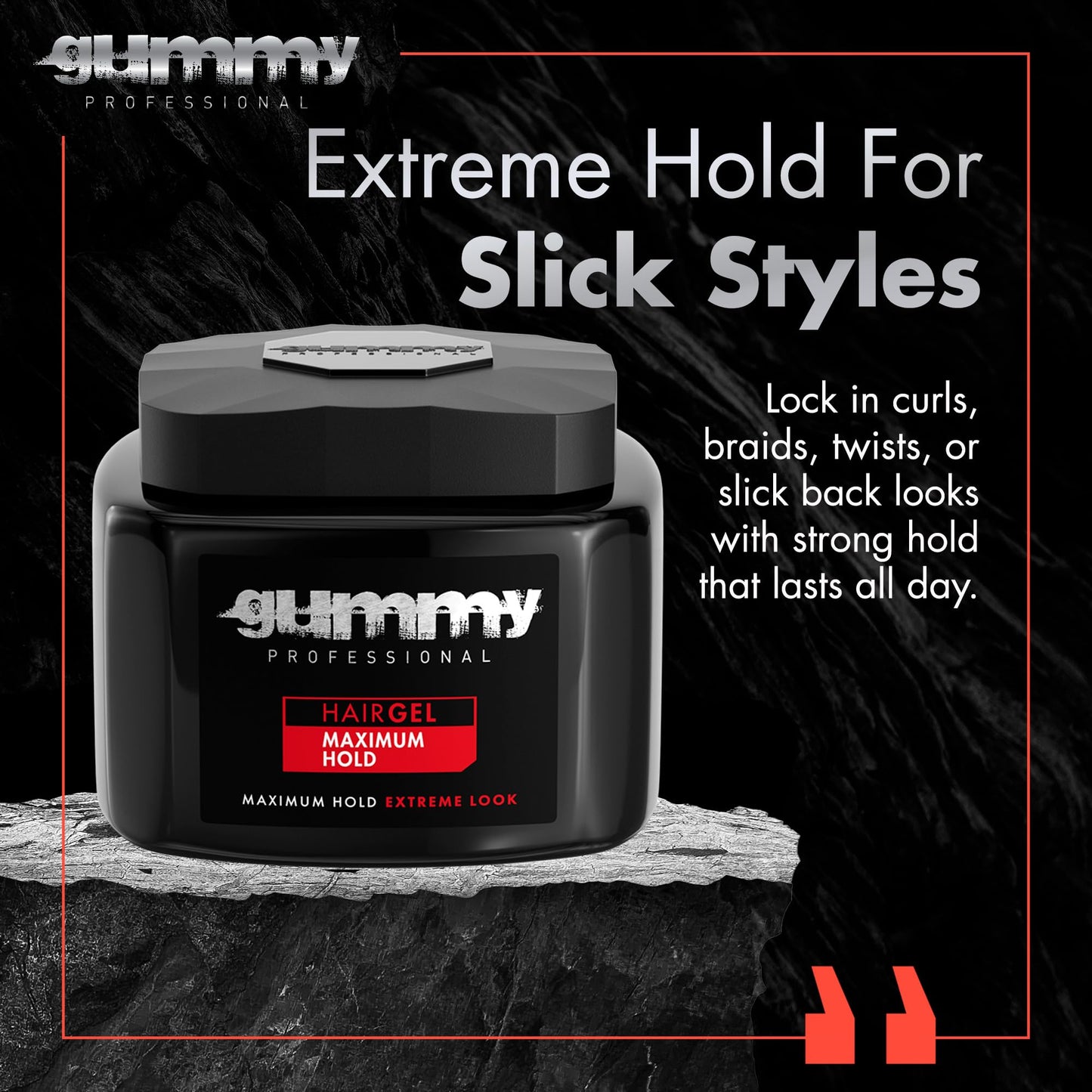 Gummy Hair Gel, 23.5 Fl Oz,Regular,700ml