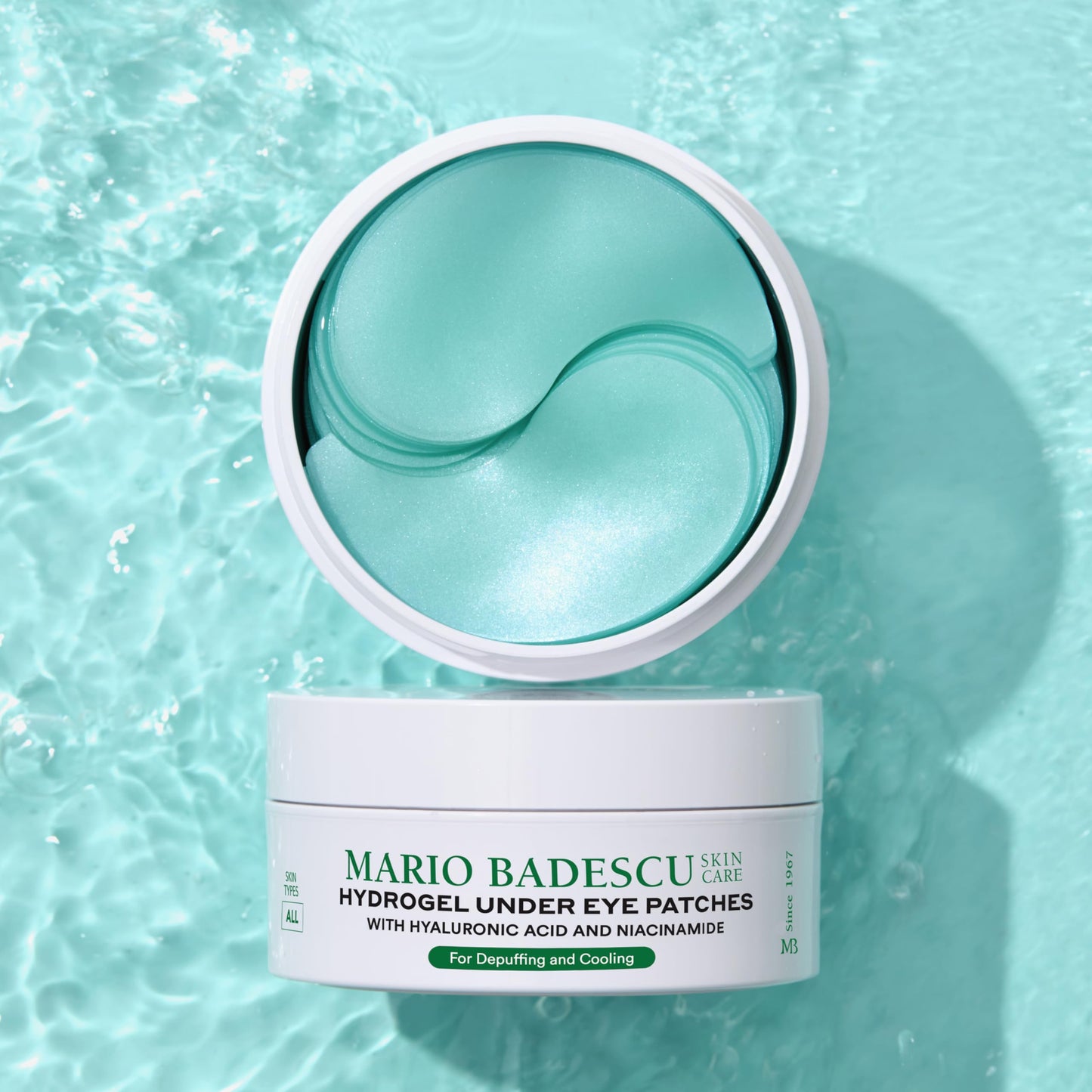 Mario Badescu Hydrogel Under Eye Patches, 30 Pairs – Hydrate, Soothe & Plump Eyes, Reduce Puffiness, Dark Circles & Fine Lines