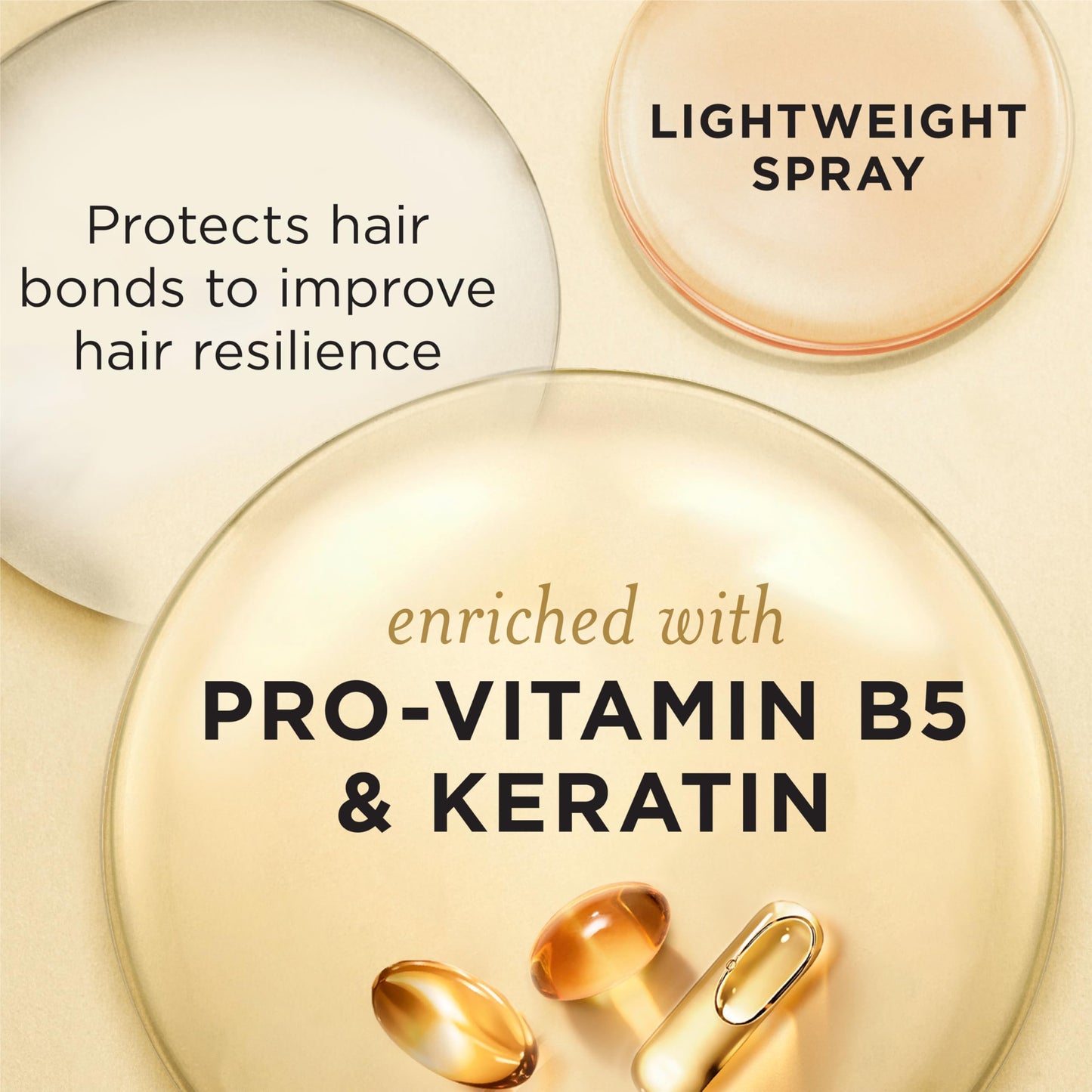 Pantene Miracle Rescue 10-in-1 Multitasking Spray – Heat Protectant, Detangler & Leave-In Conditioner with Keratin & Pro-Vitamin B5, 5.7 Oz