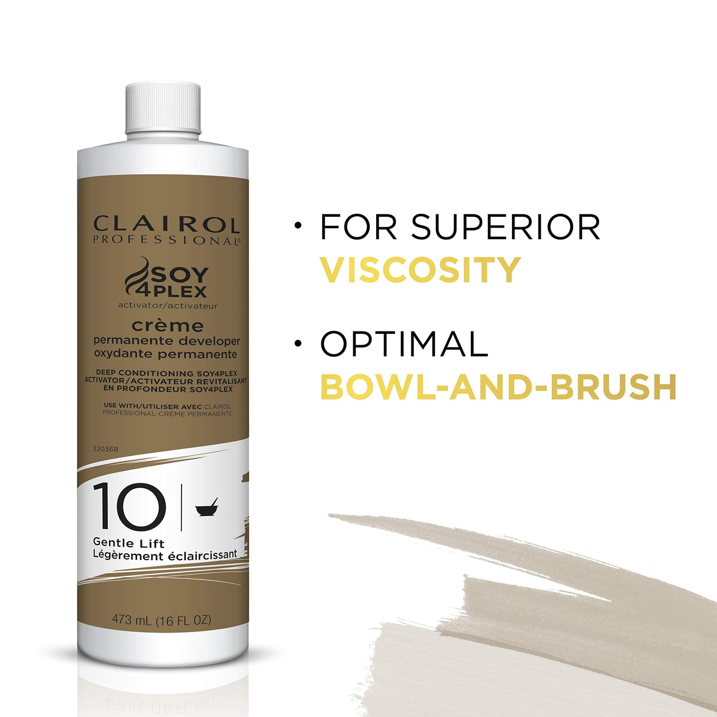 Clairol Professional Crème Permanente 10 volume Hair Developer, 16 oz. - Packaging May Vary