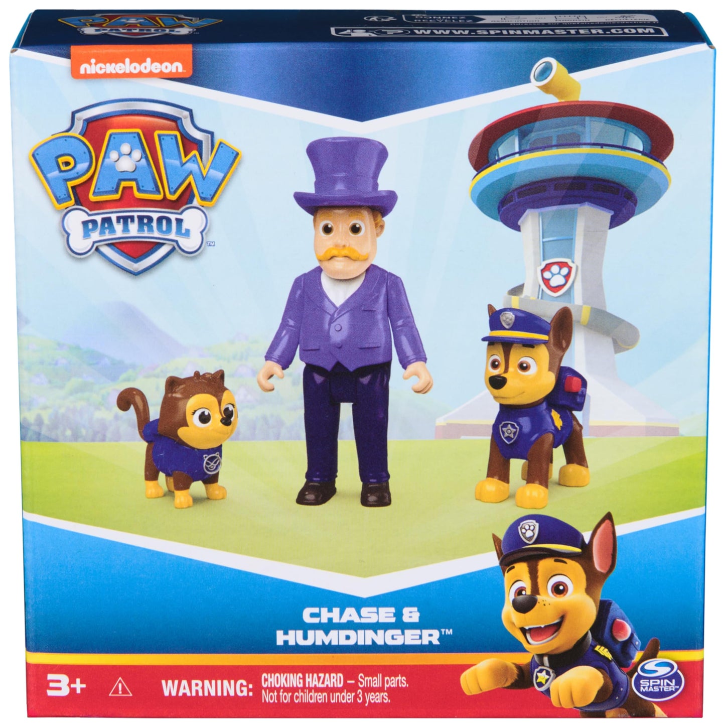 Paw Patrol Chase & Humdinger Figures Set, Kids Toys for Boys and Girls Ages 3 and Up