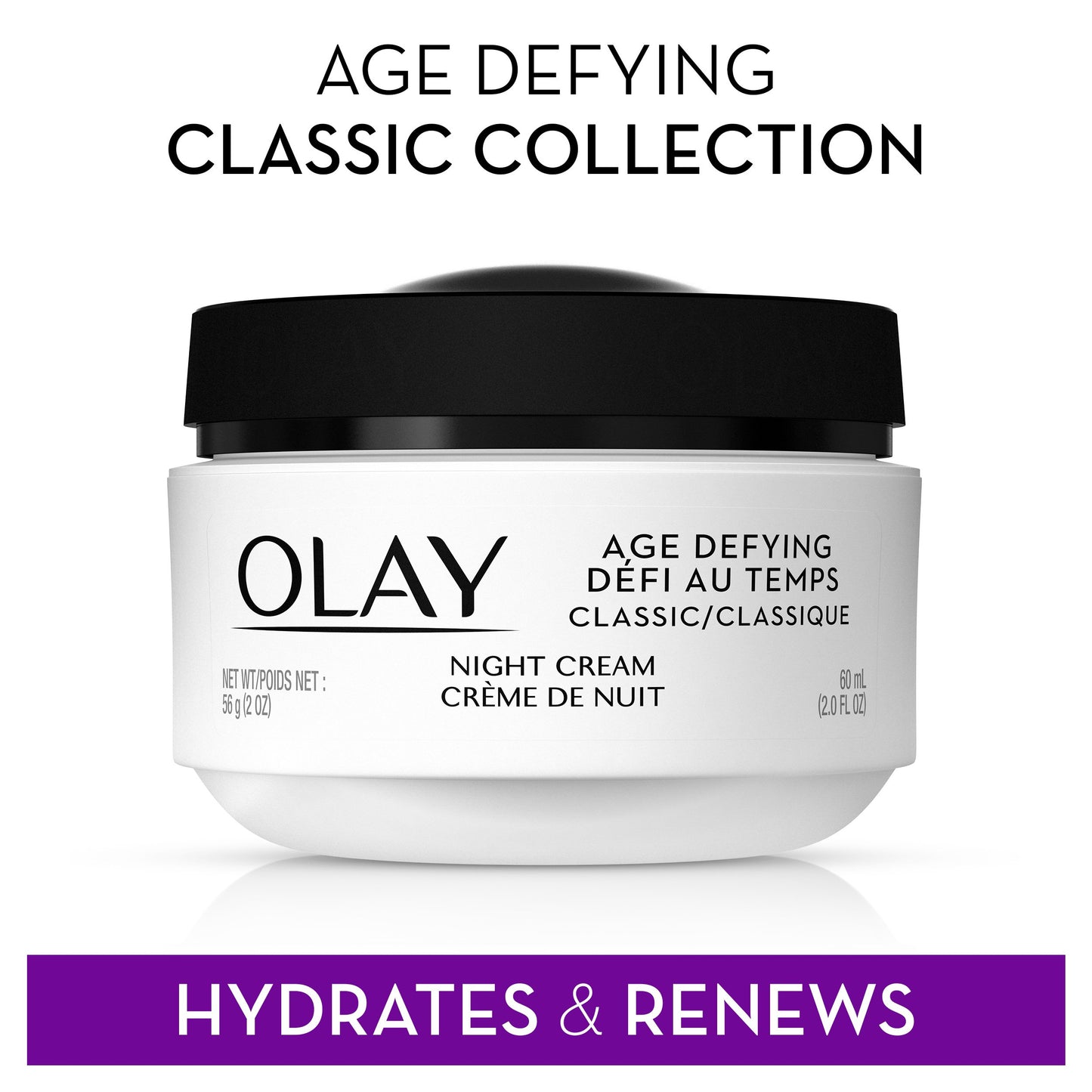 Olay Night Cream with Pro Retinol and Vitamins C & E Age Defying, Pack of 2