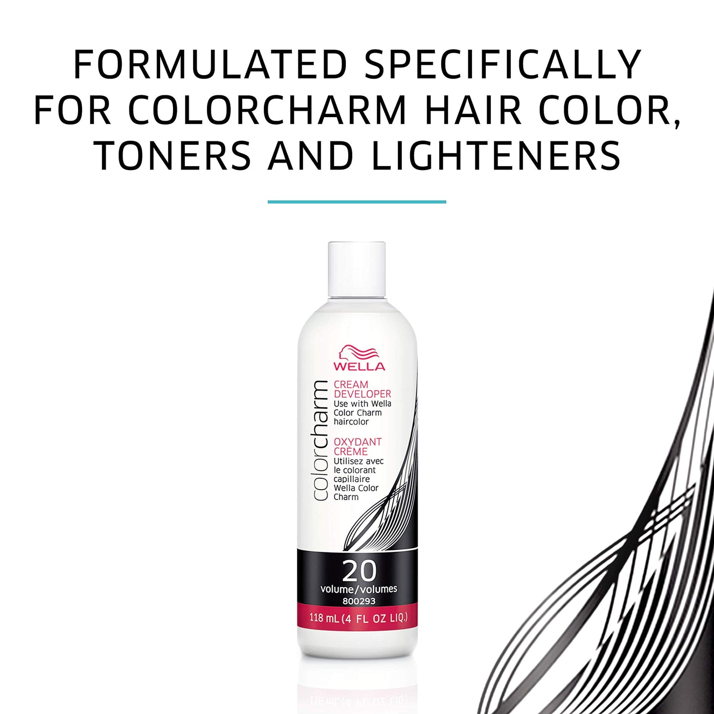 COLORCHARM Clear Liquid Hair Color Developer | 20 Volume | For Optimal Gray Blending and Rich| 32 Fl Oz