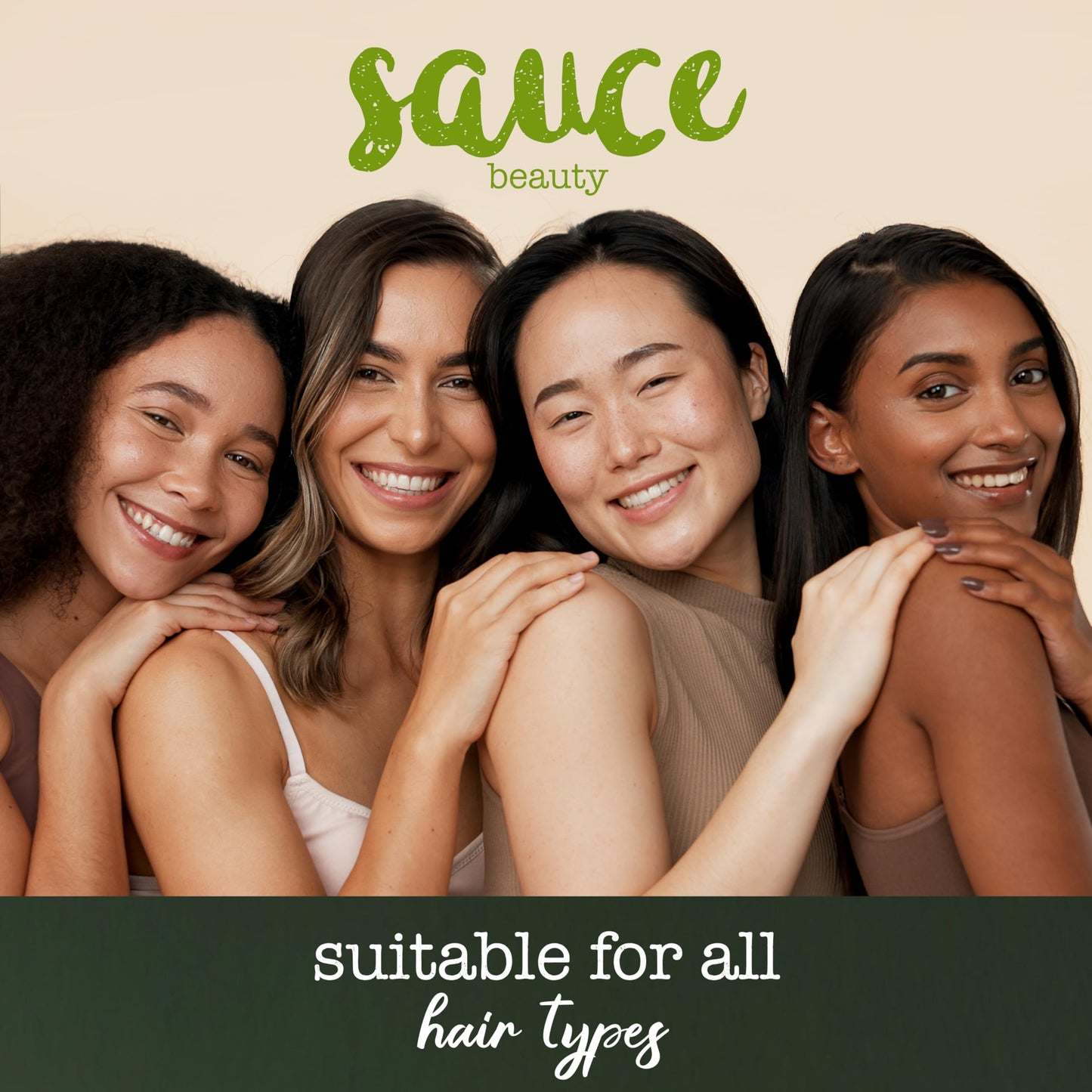 SAUCE BEAUTY Guac Hair Gloss 3 Fl Oz | High Shine Hair Serum with Jojoba Oil, Green Tea & Squalane | Smooth, Frizz Control & Vegan Formula