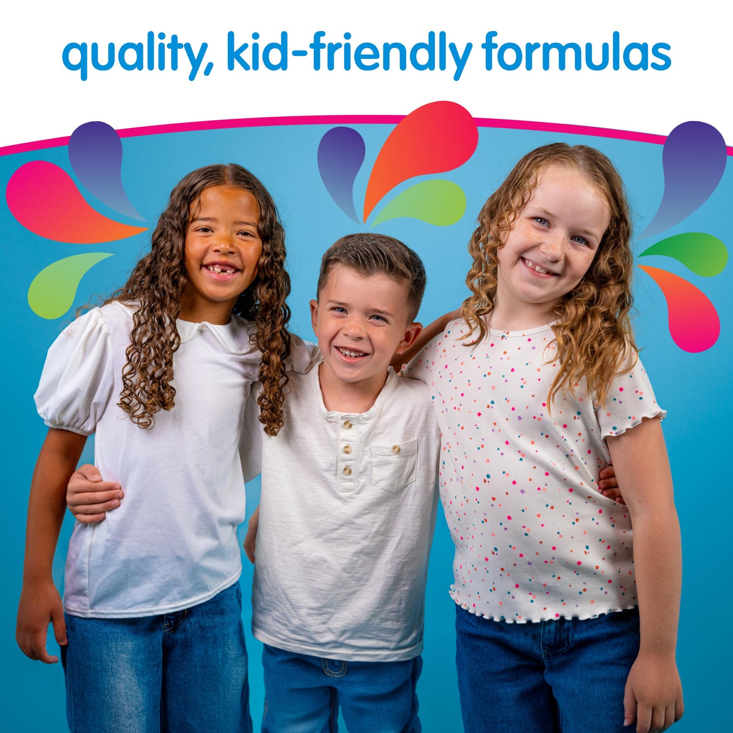 SoCozy Kids 3-in-1 Shampoo, Conditioner & Body Wash 16 oz | Gentle Hydrating Cleanser with Keratin, Vitamin B5 & Kiwi | Sulfate-Free