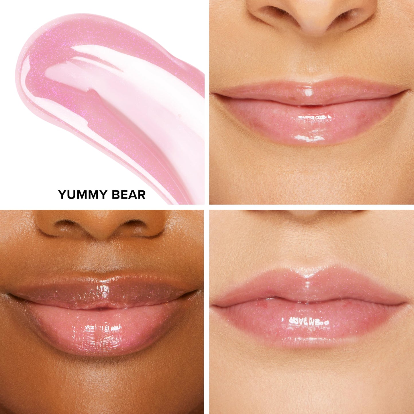 Too Faced Lip Injection Maximum Plump Extra Strength Lip Plumper Gloss | Hydrating, Volumizing, + Plumping, 0.14 Fl Oz, Yummy Bear