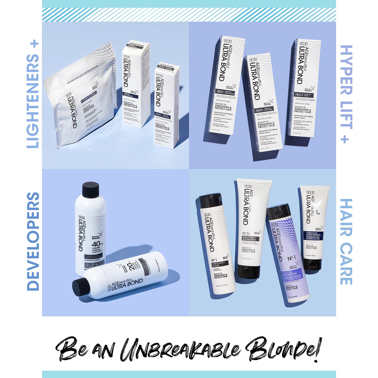 AGEbeautiful 20 Volume Crème Hair Developer with Ultra Bond | Strengthens, Protects & Nourishes Hair | For Coloring, Lightening & Highlights | 4 Fl Oz