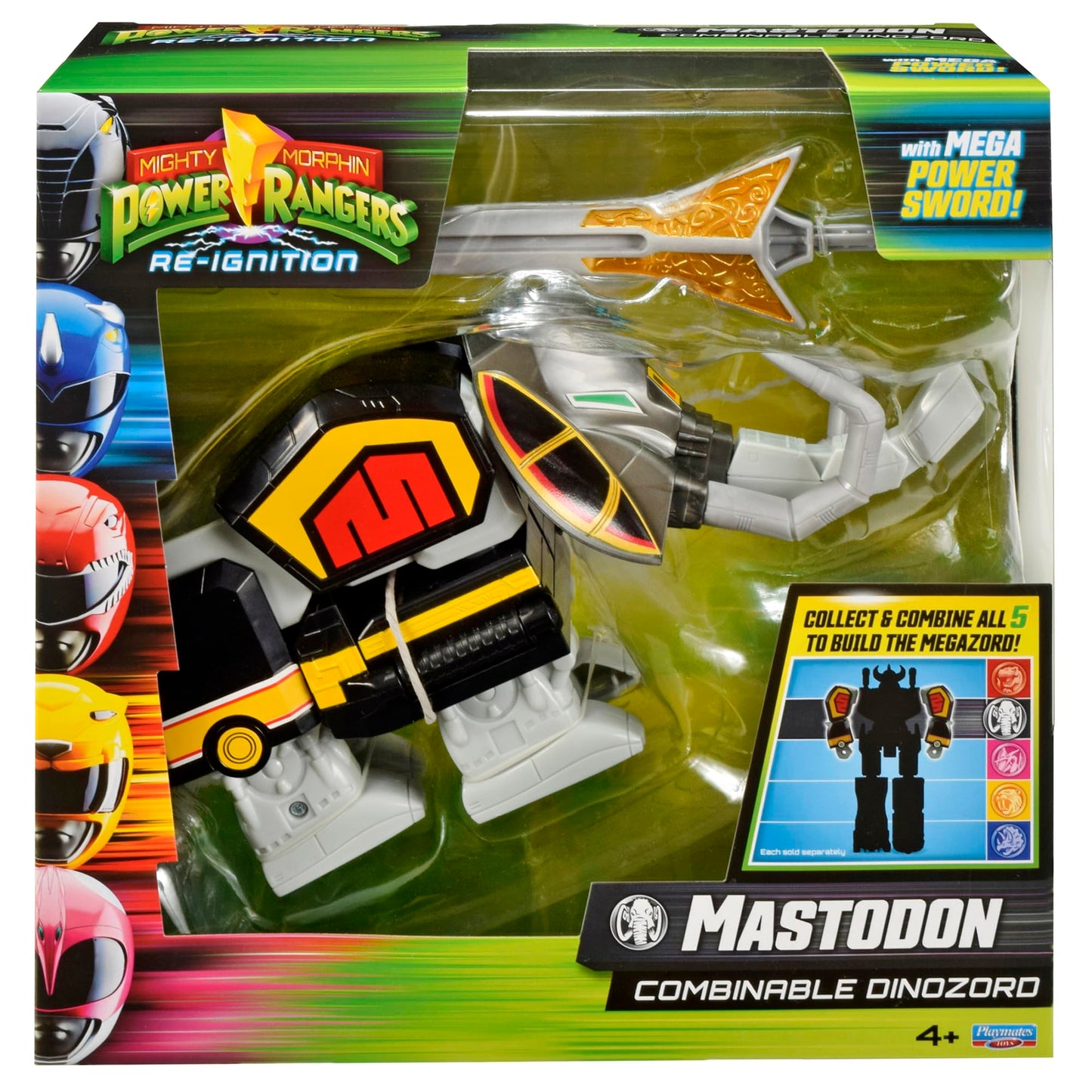 Mighty Morphin Power Rangers: Re-Ignition - Mastodon Deluxe Combinable Dinozord by Playmates Toys